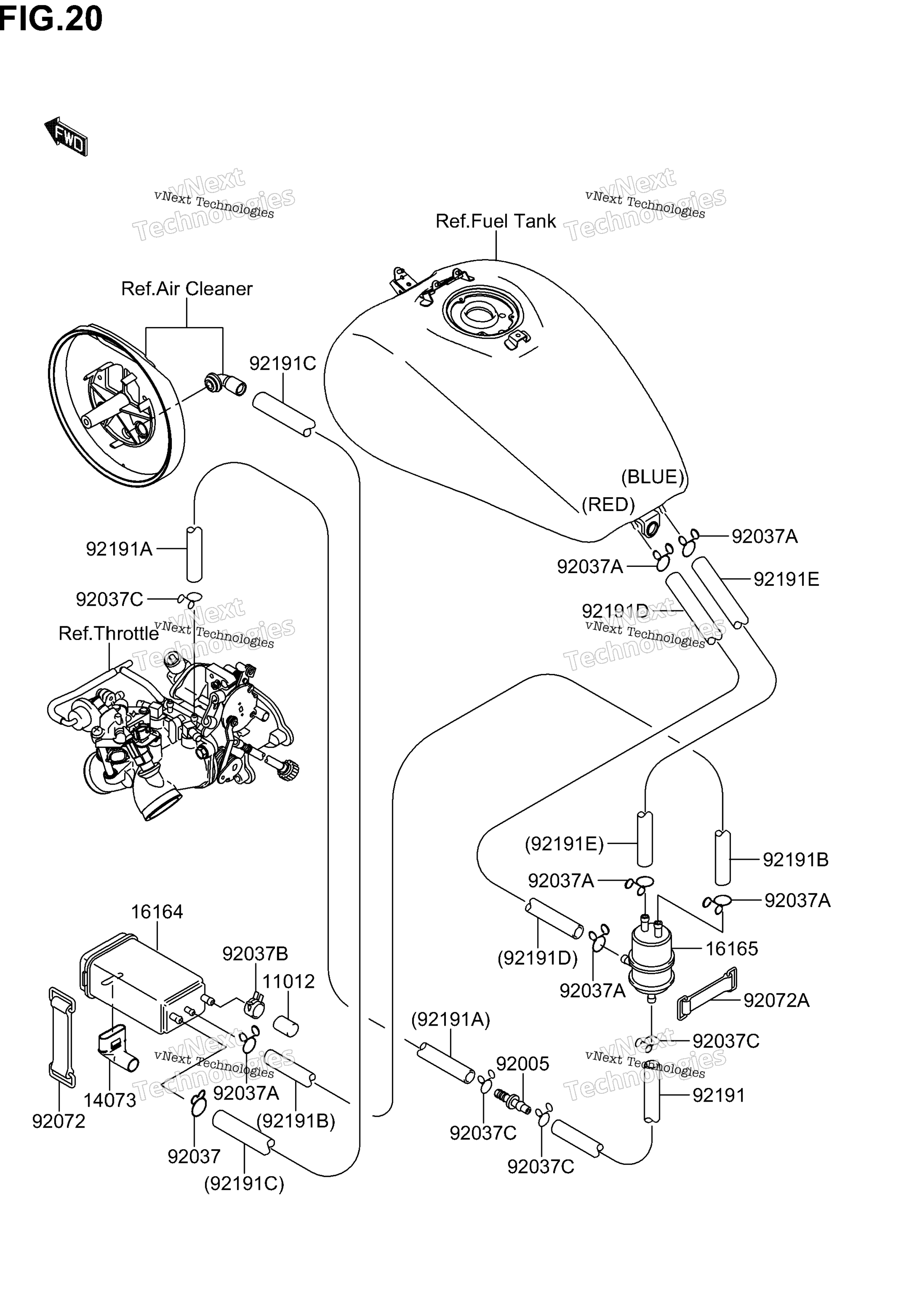 топливный Evaporative System