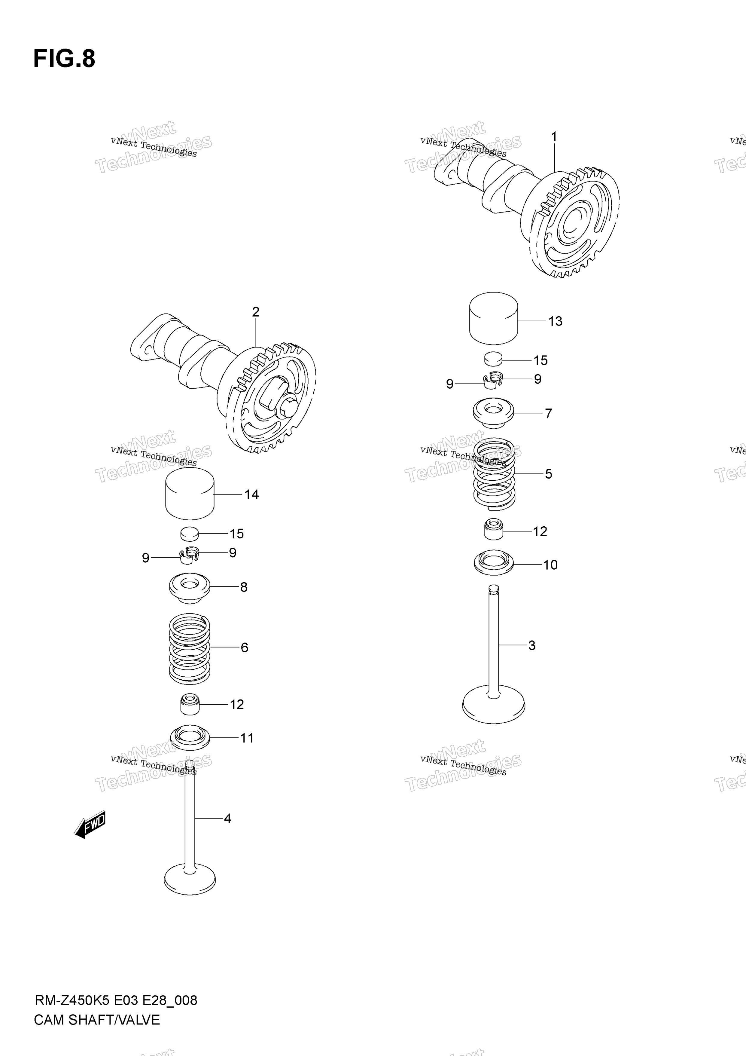 Camshaft клапан