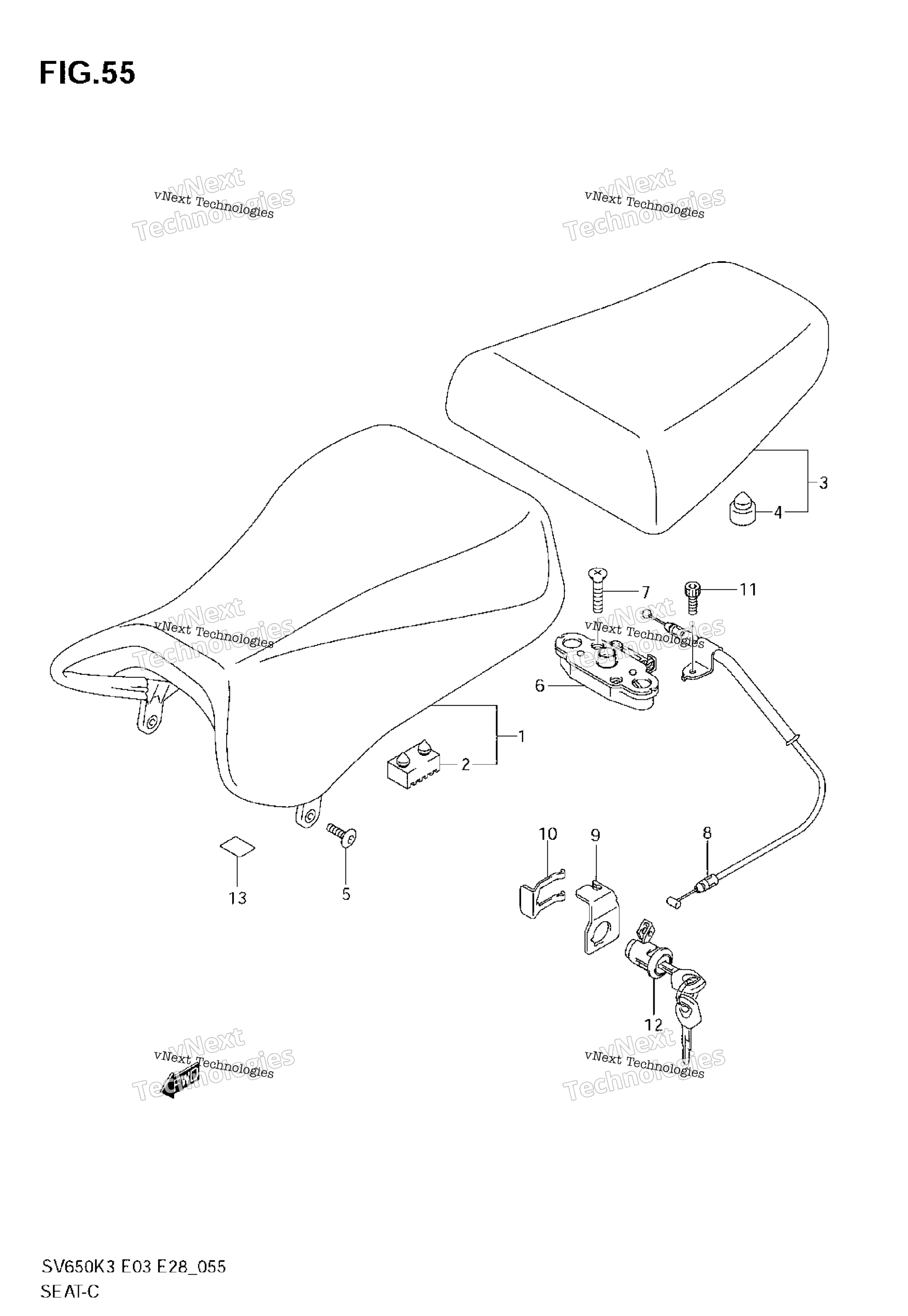 Сиденье (Model K3)