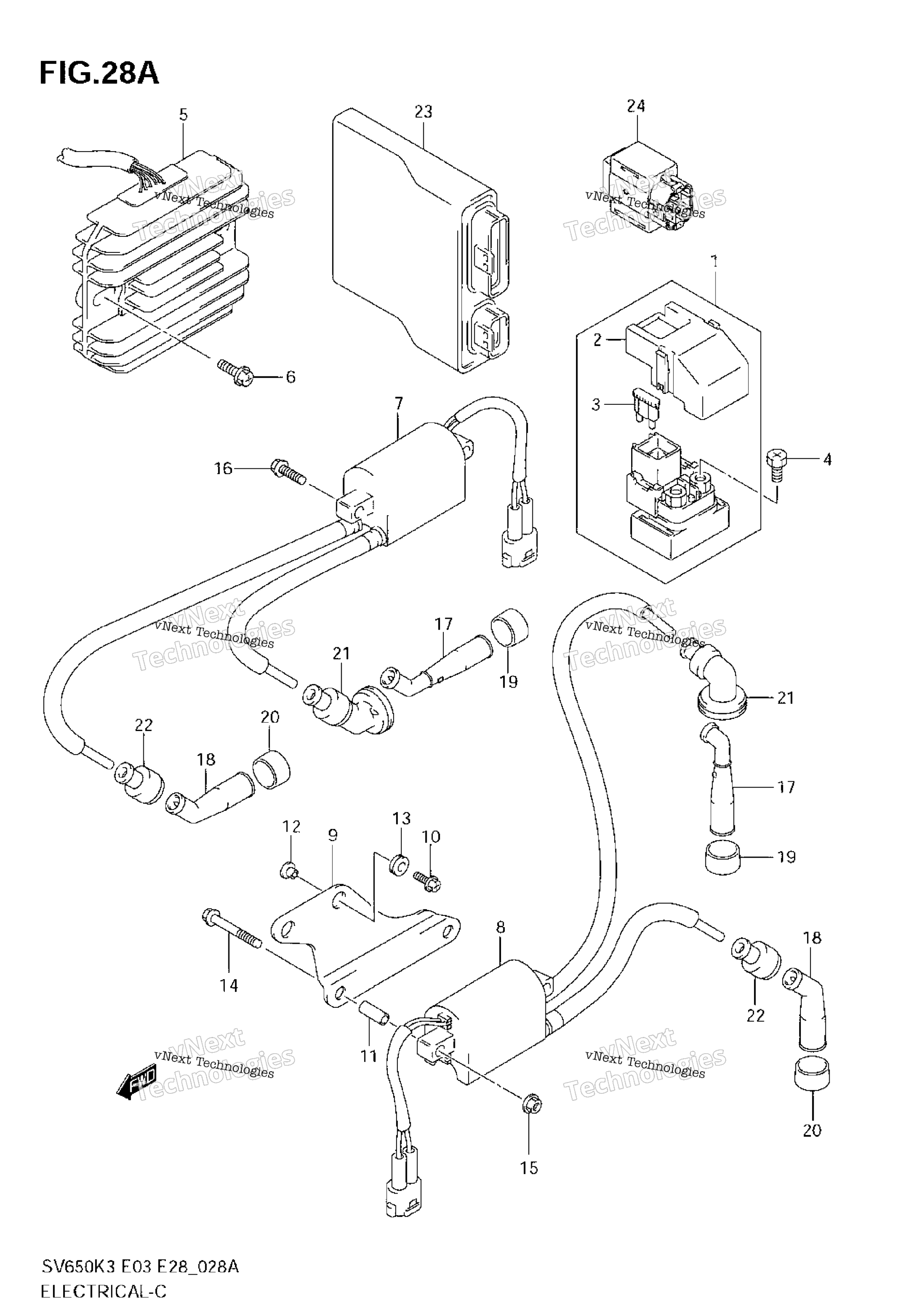 Электрооборудование (Model K7)