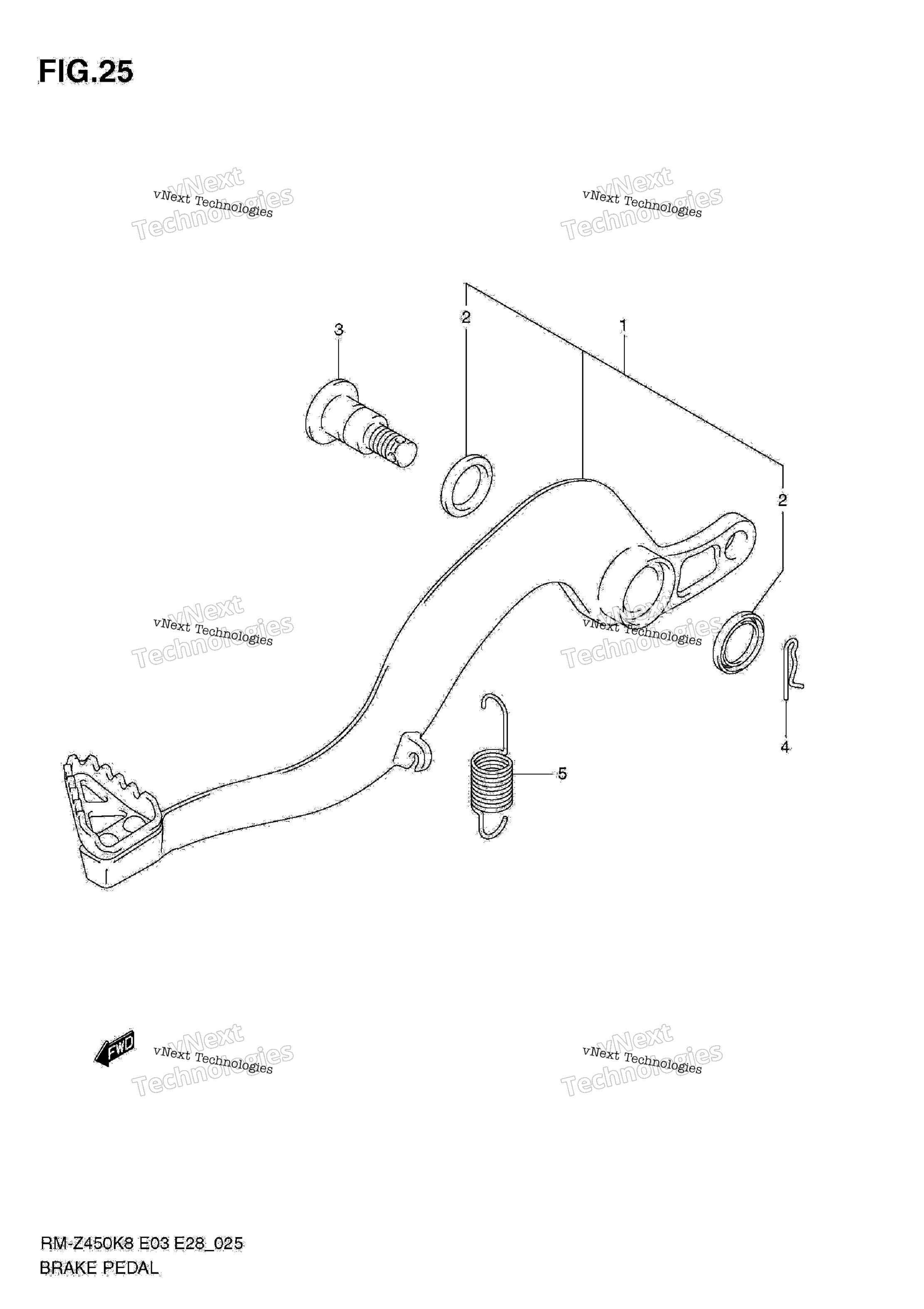 Тормоз Pedal