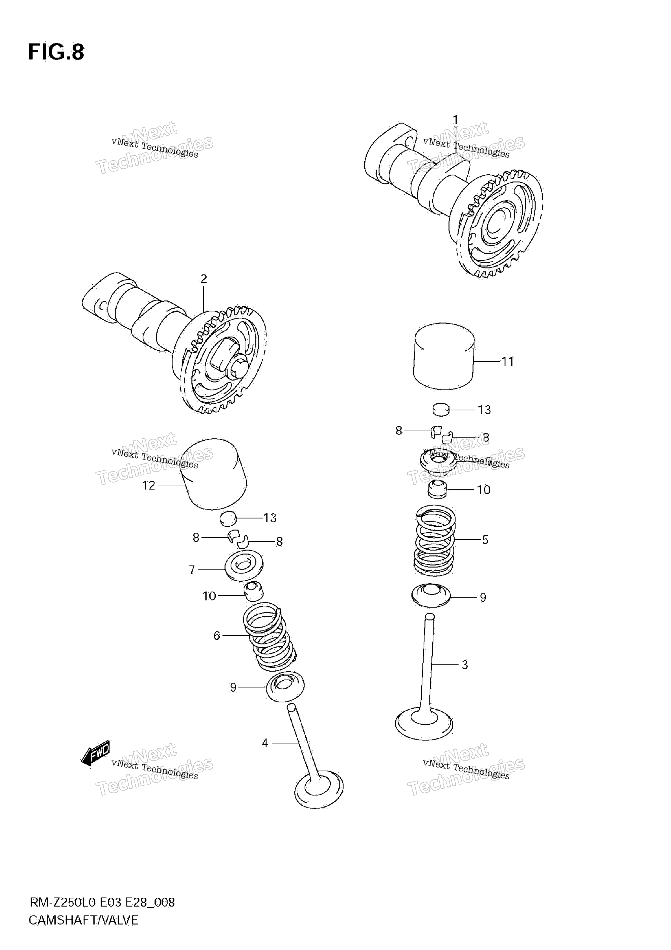 Camshaft клапан