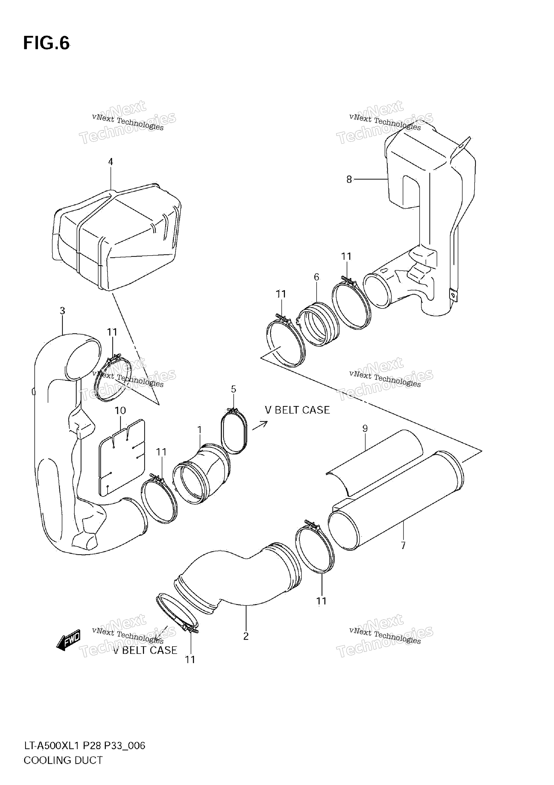Система охлаждения Duct