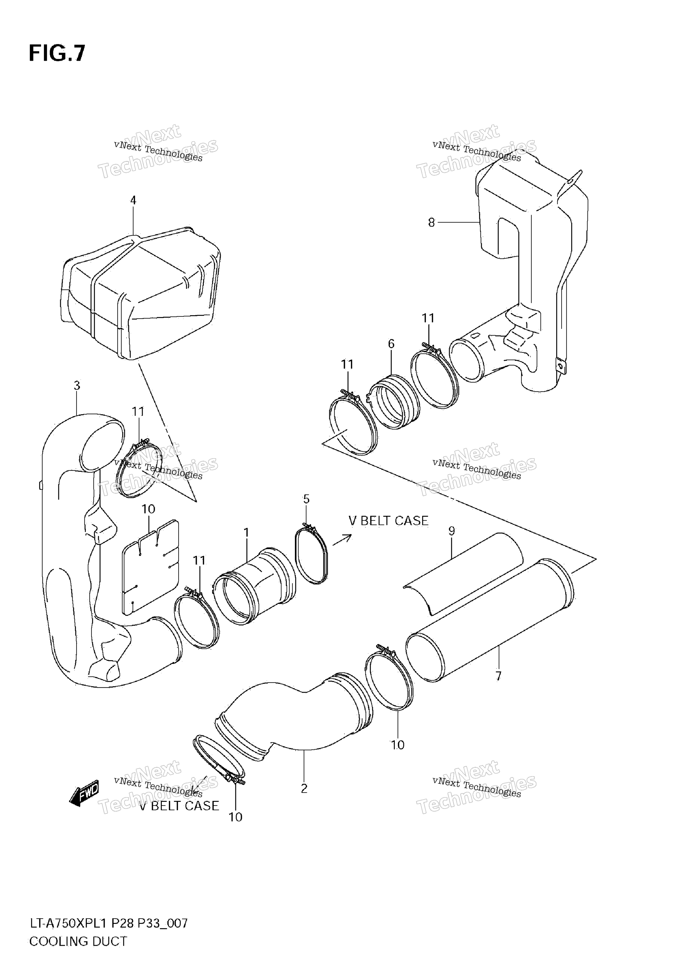 Система охлаждения Duct