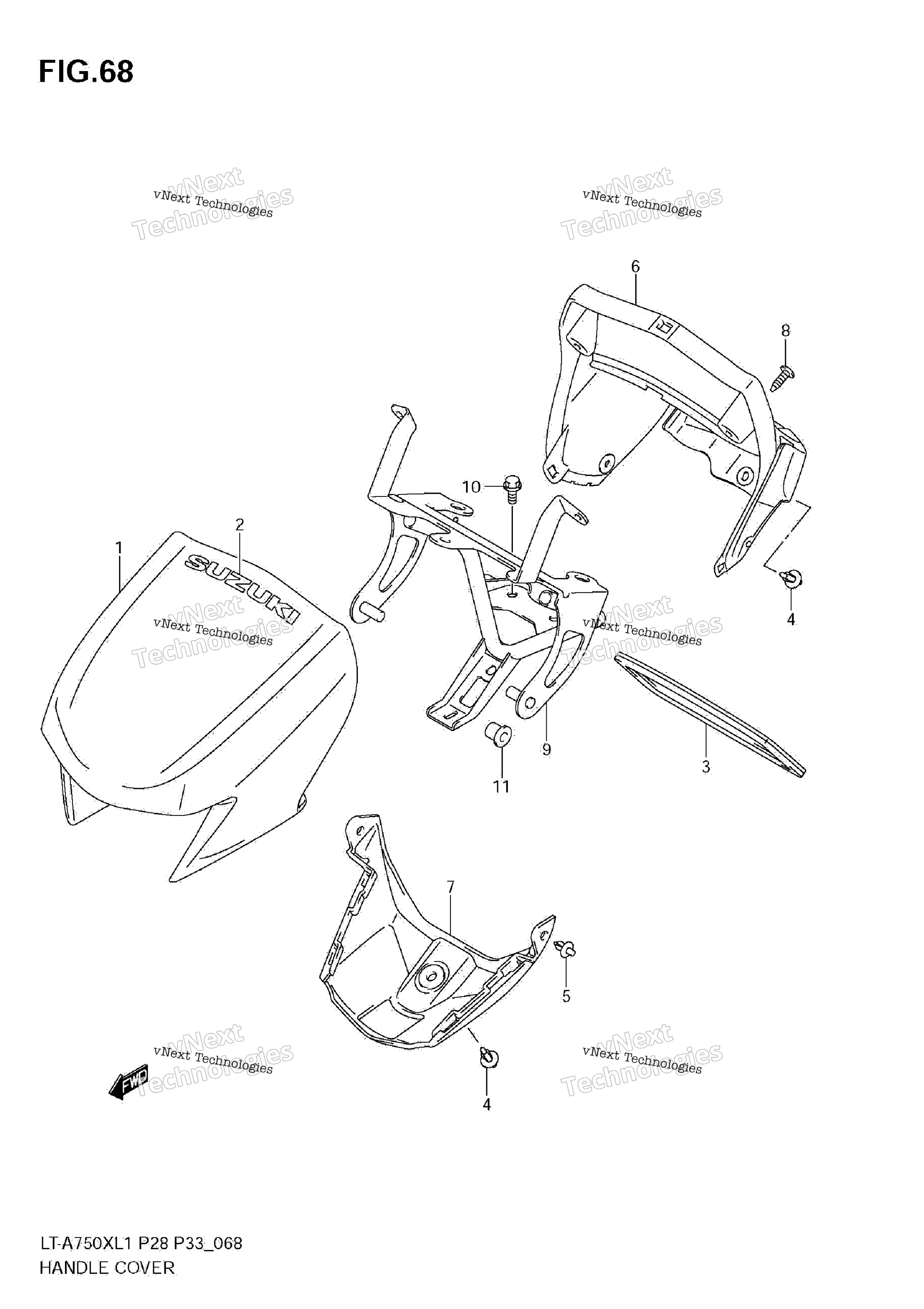 ручка крышка (Lt A750xl1 E28)