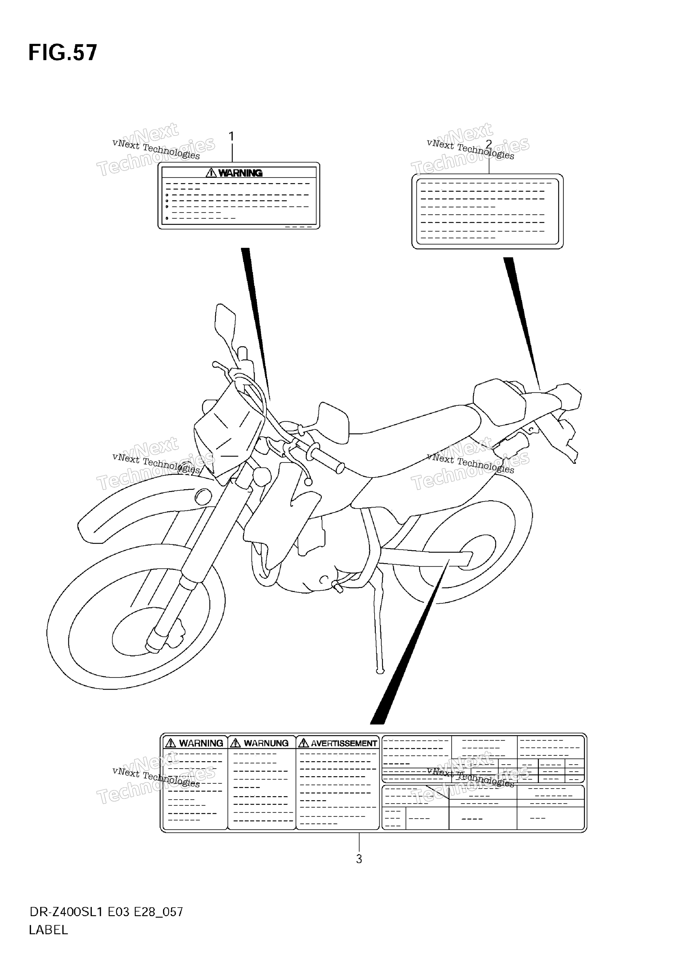 Шильдик (Dr-Z400sl1 E33)