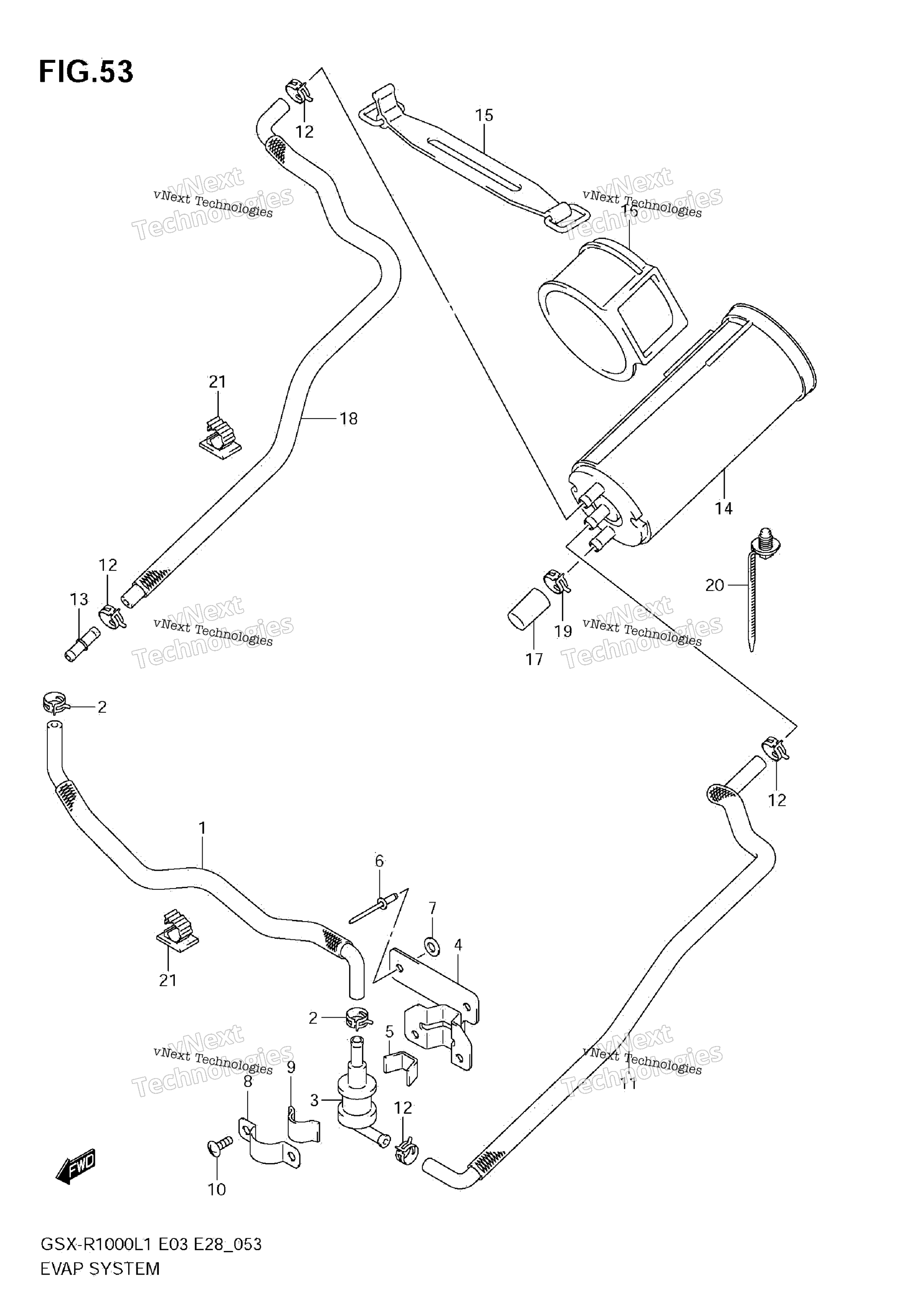 Evapo System (Gsx R1000l1 E33)