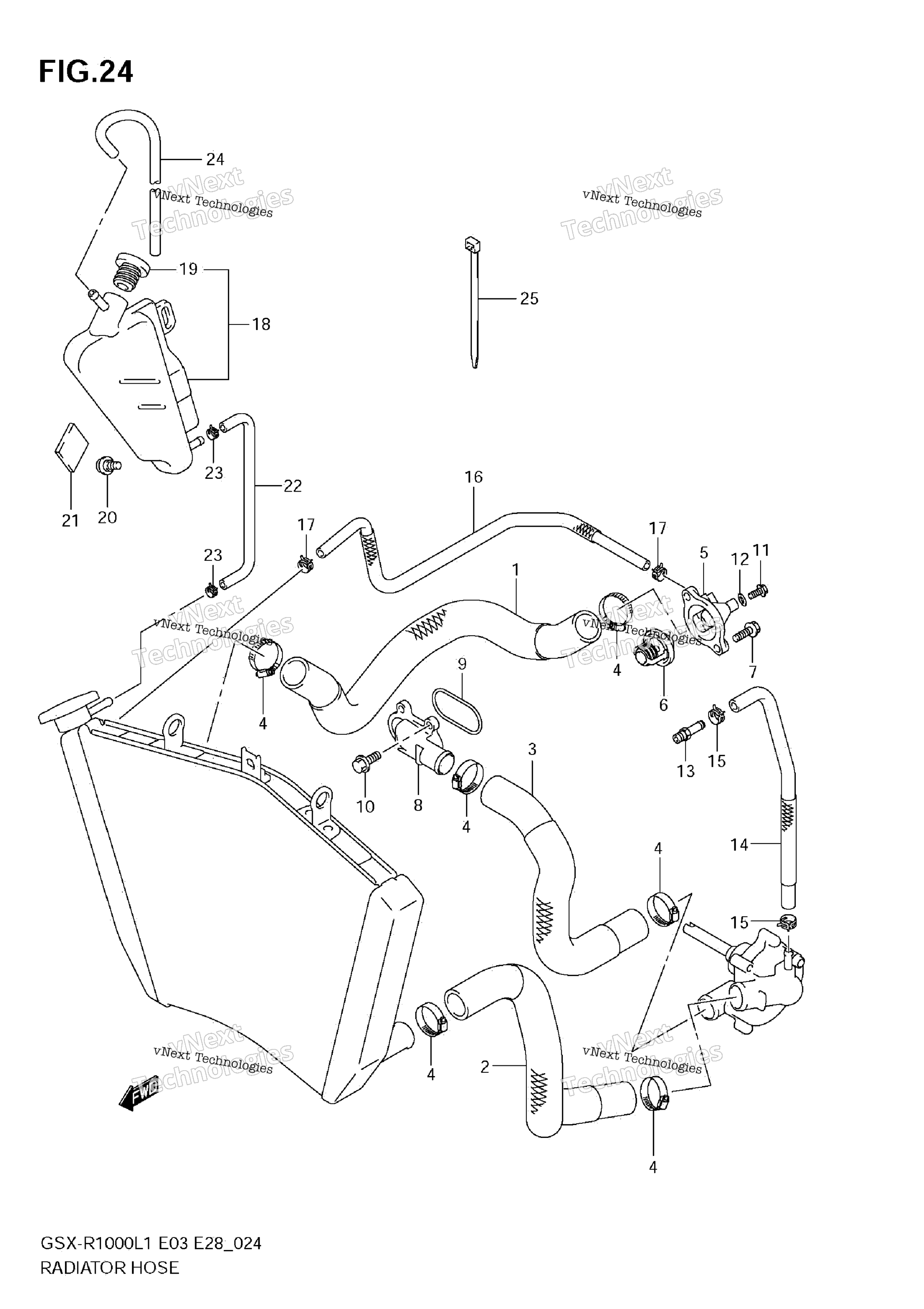 Шланг радиатора