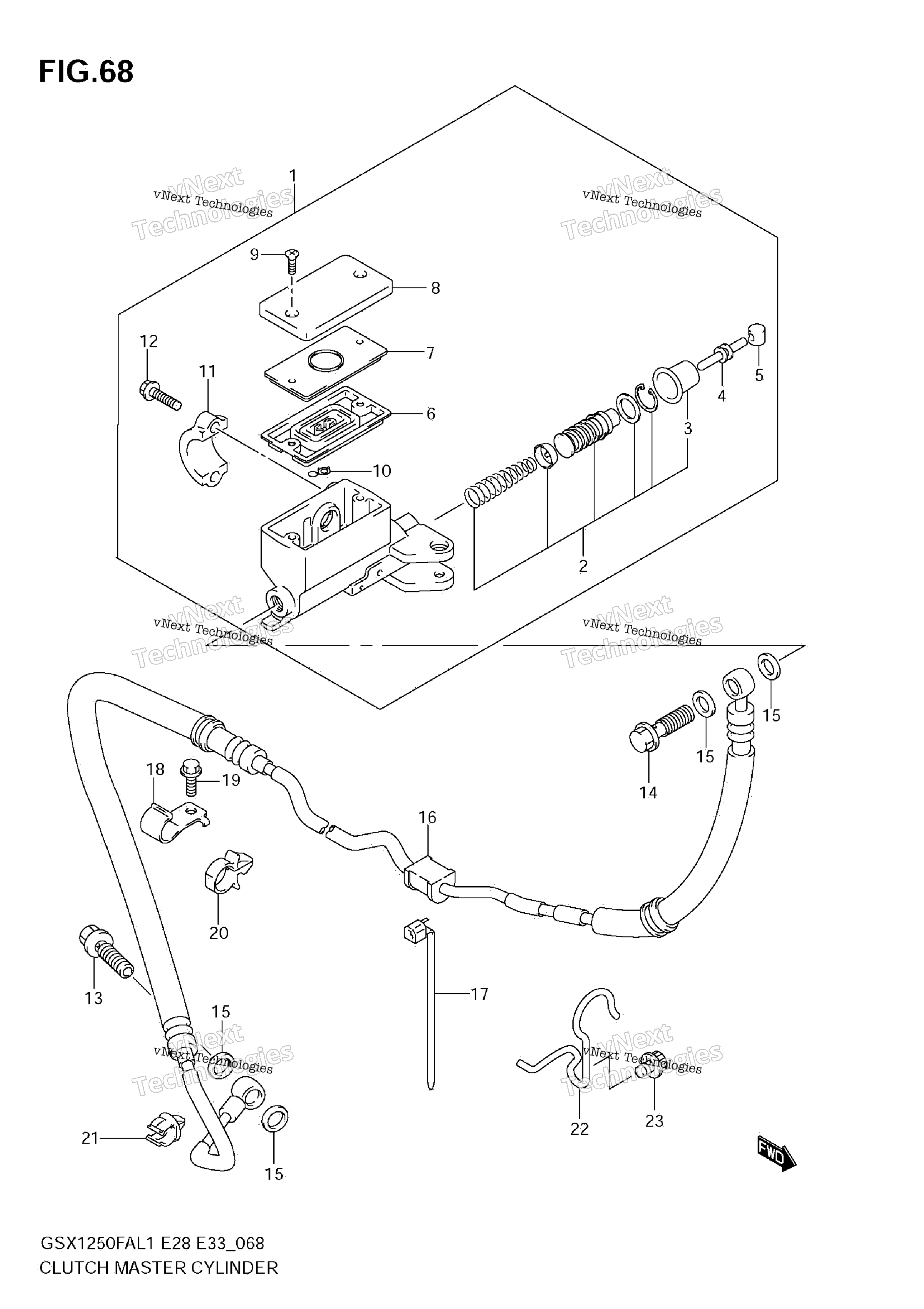 Сцепление MASTER CYLINDER