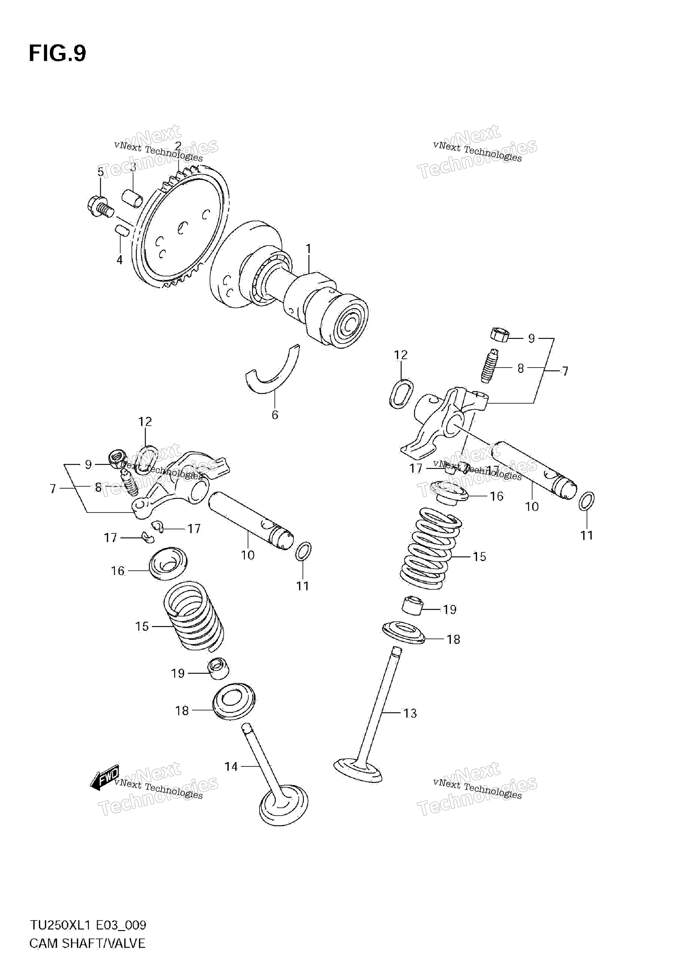 Camshaft клапан