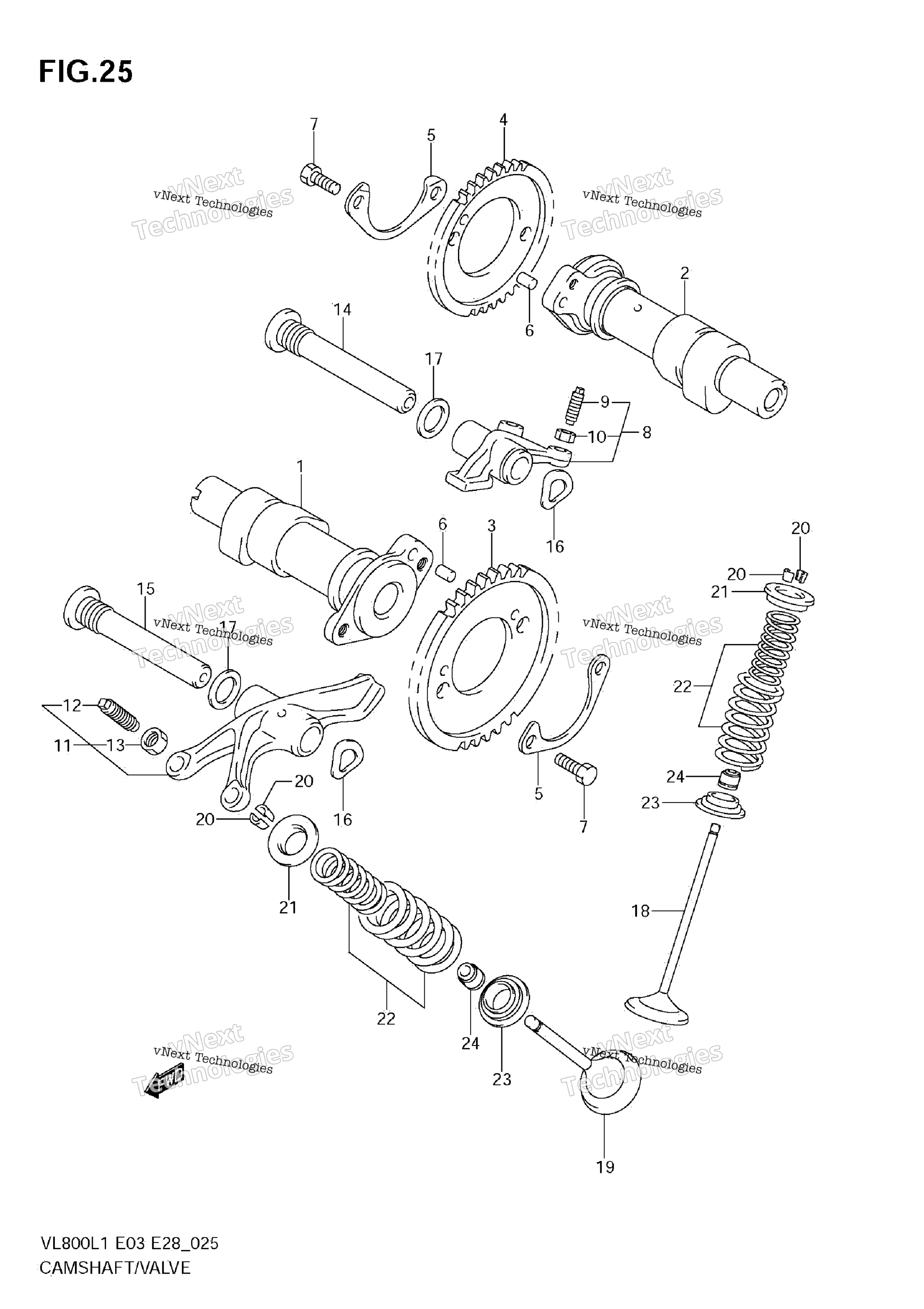 Camshaft клапан