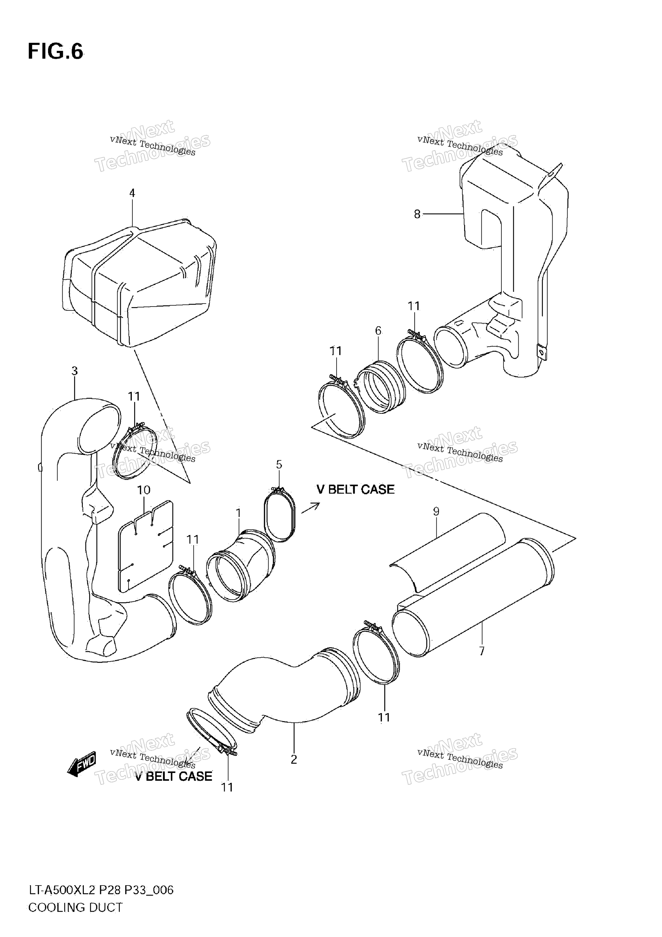Система охлаждения Duct