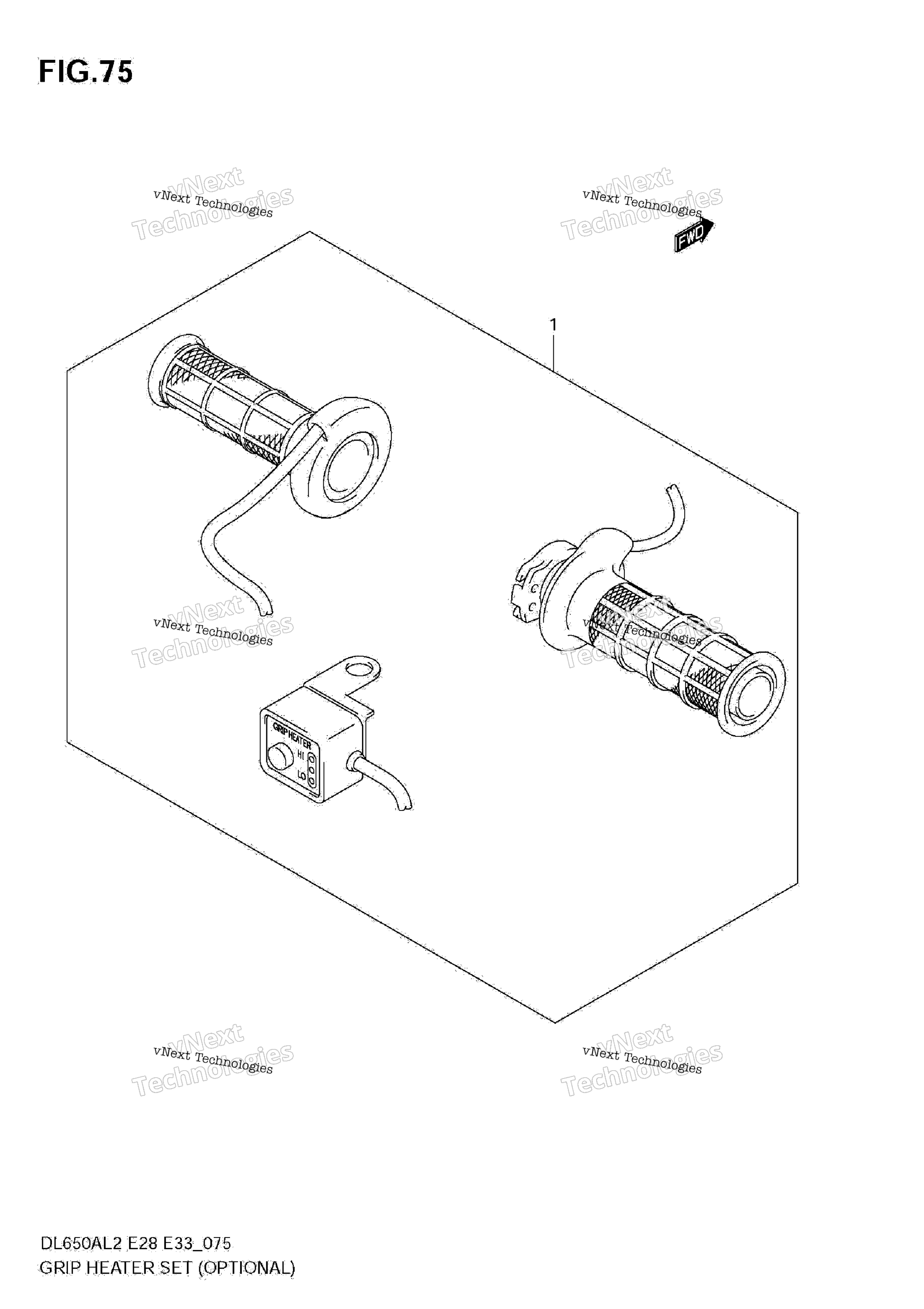 Grip Heater комплект (Optional)