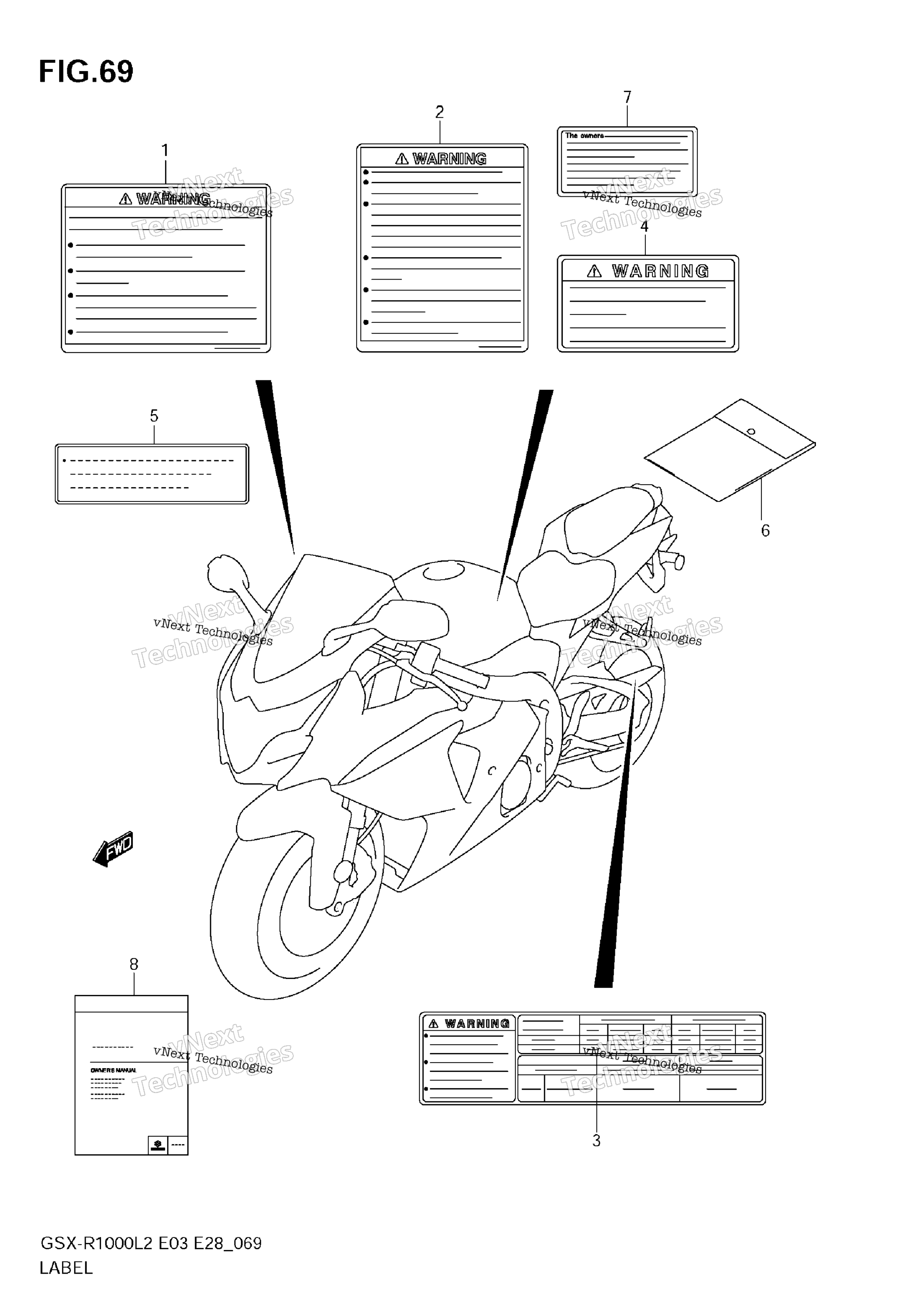 Шильдик (Gsx-R1000 L2 E33)