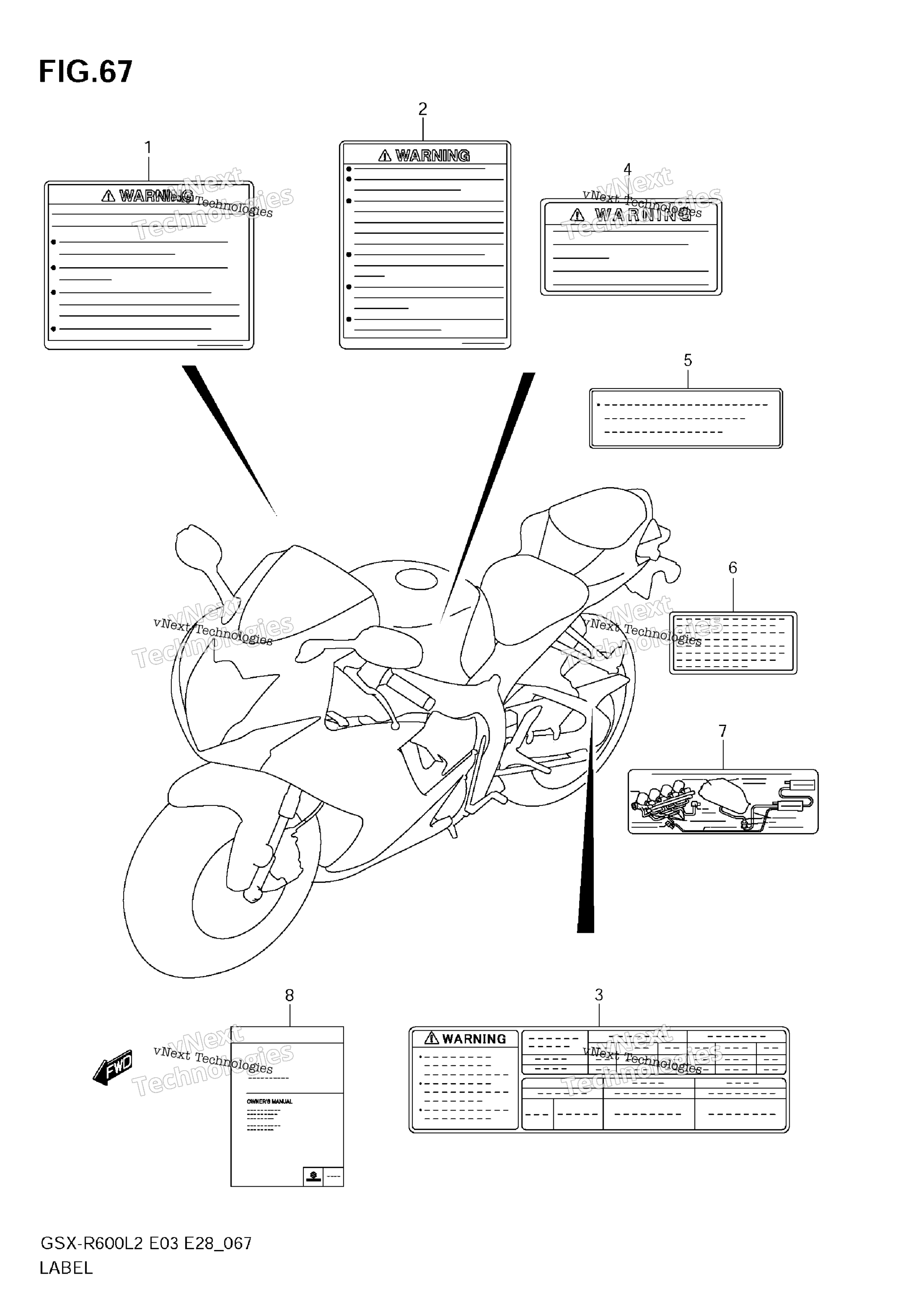Шильдик (Gsx-R600l2 E33)