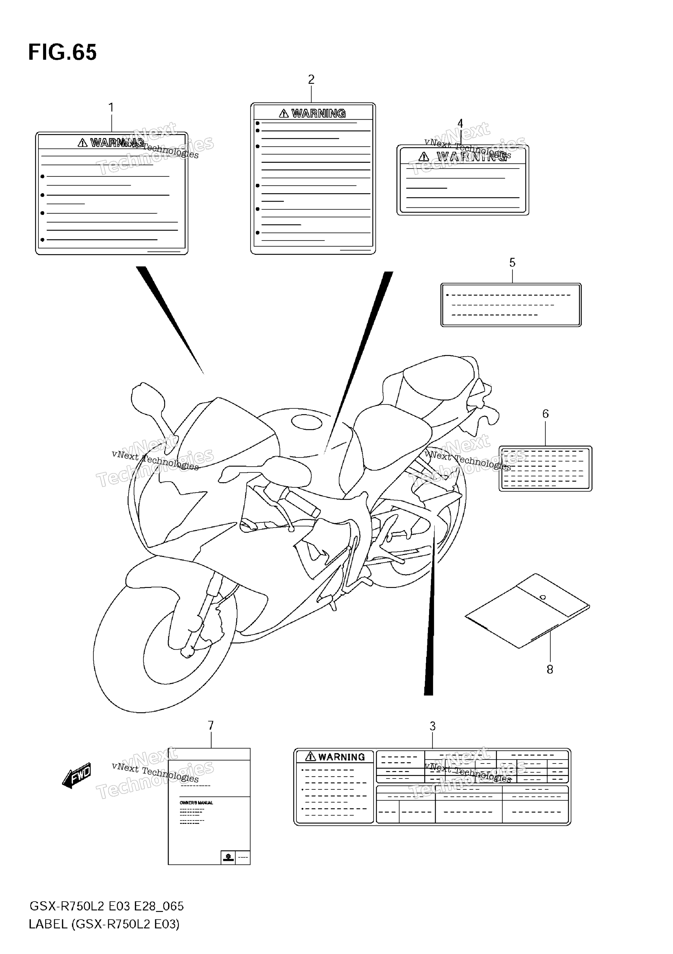 Шильдик (Gsx-R750 L2 E03)