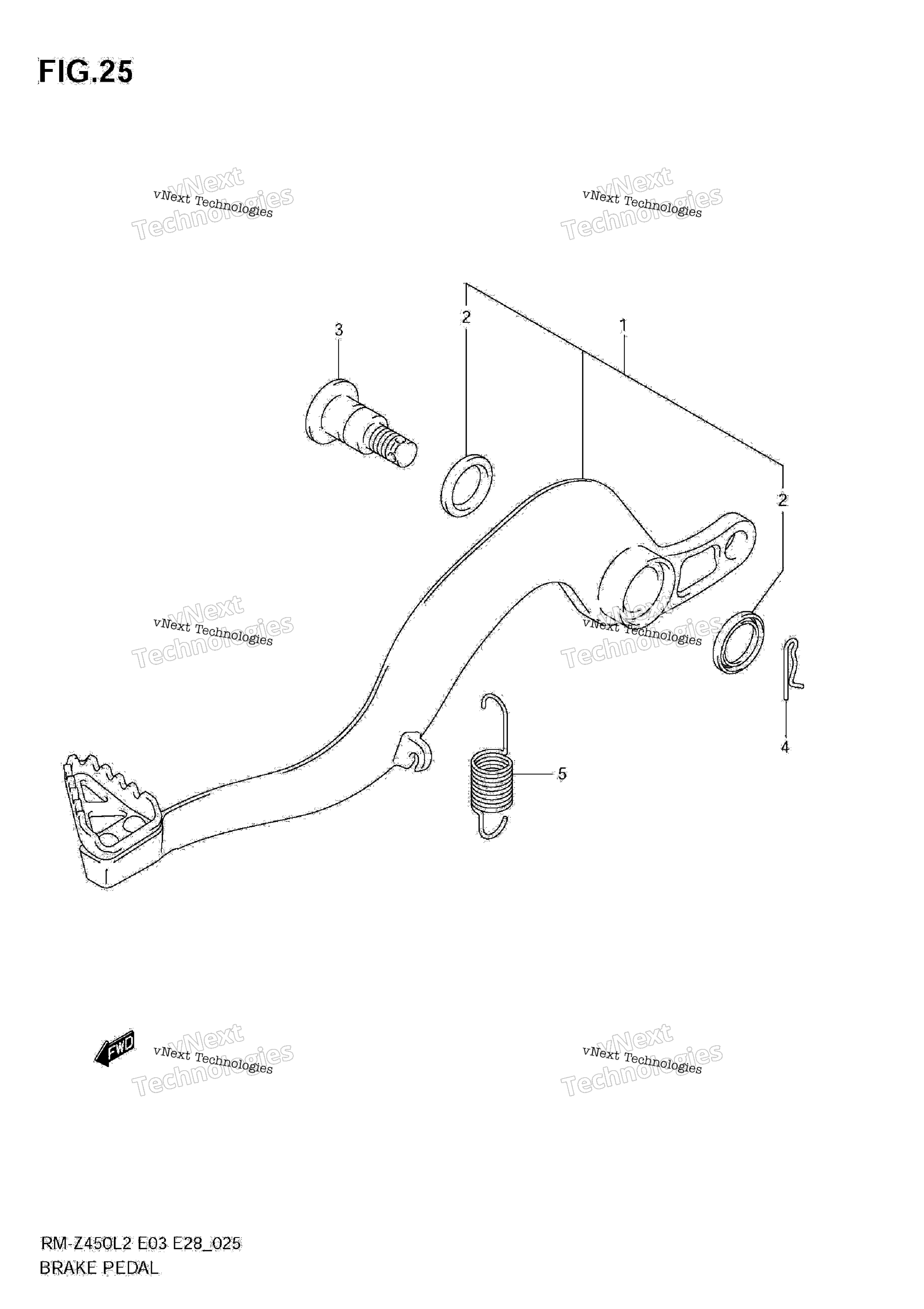 Тормоз Pedal
