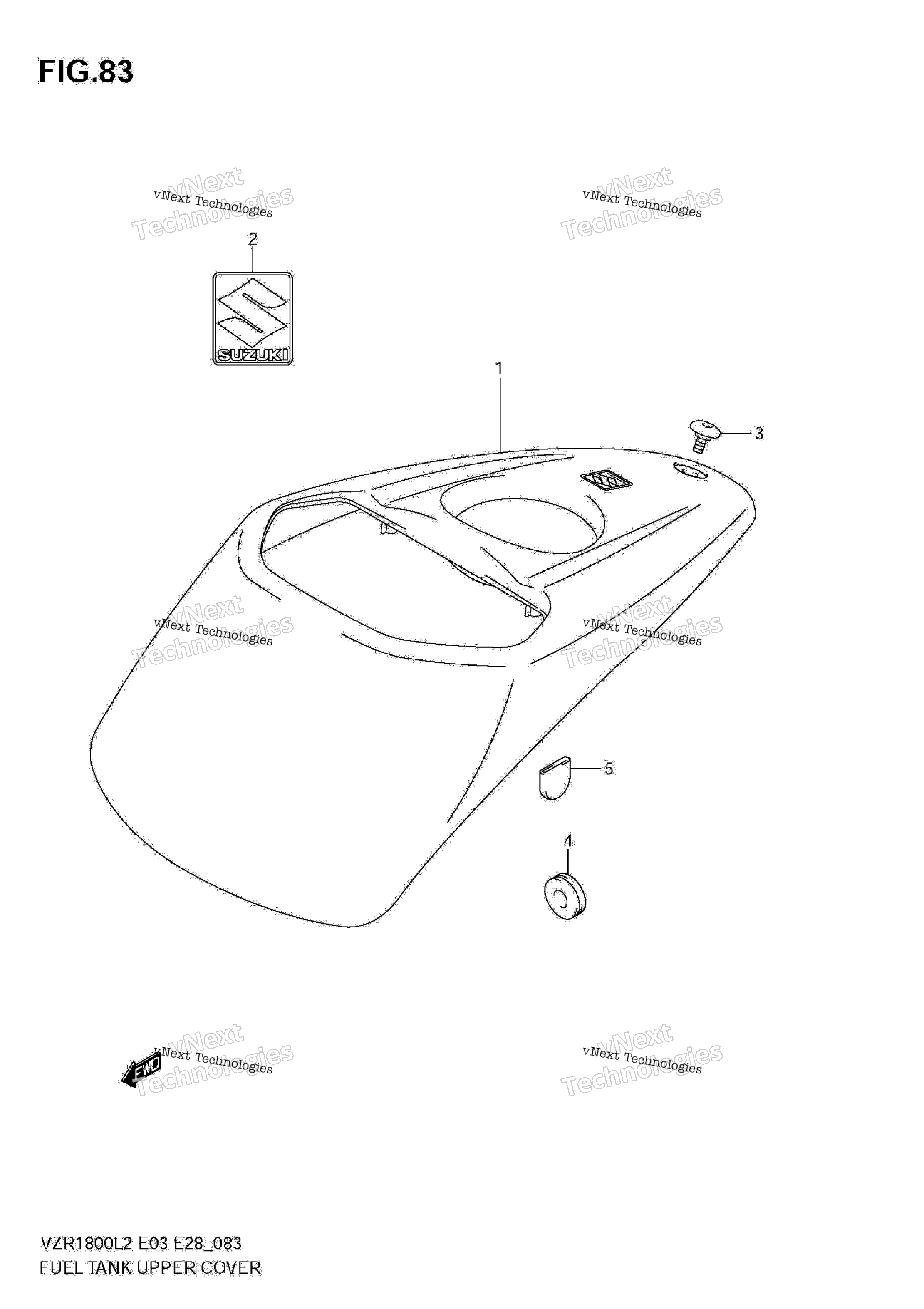 Топливная система Tank Upper Cover