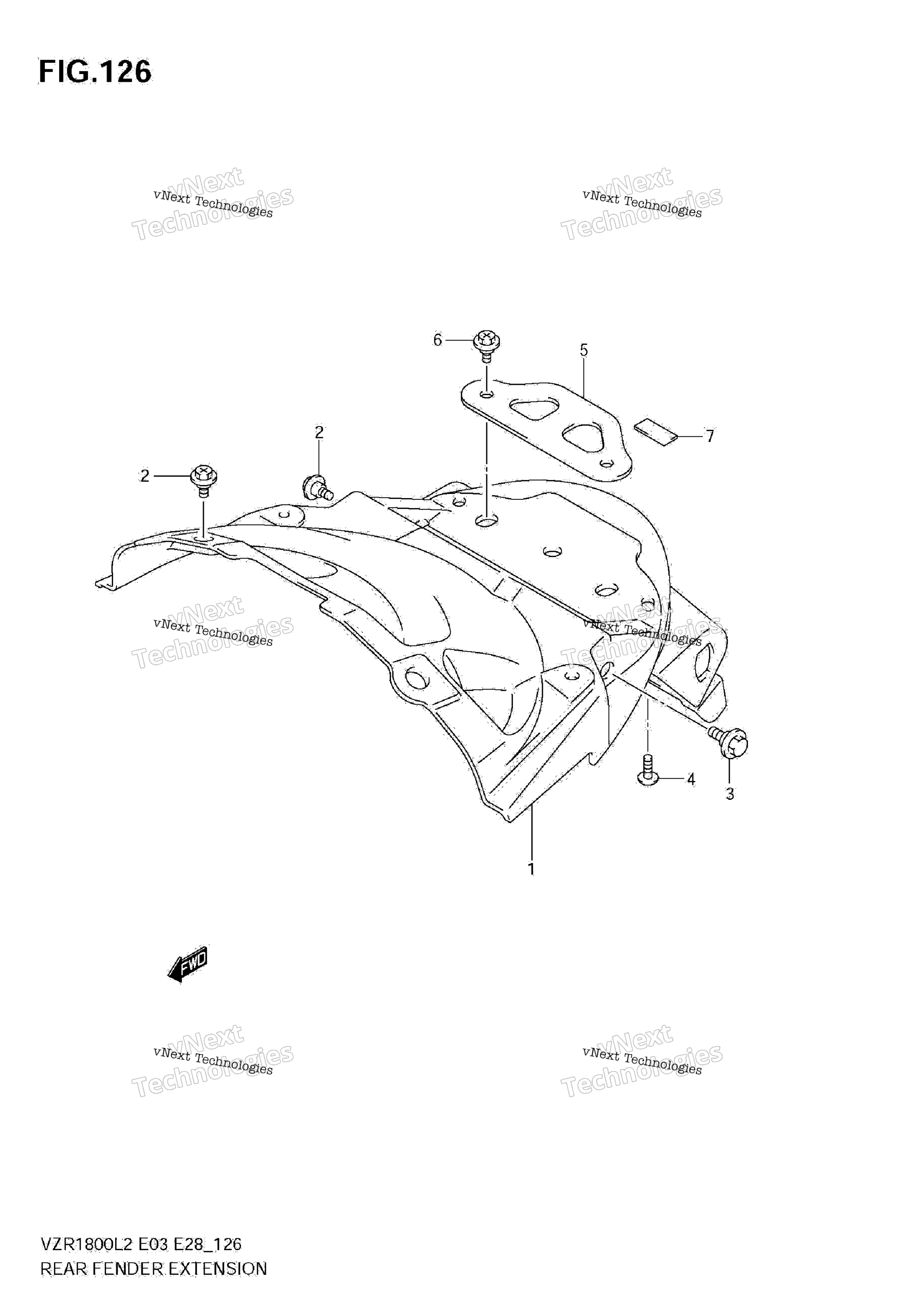 Задняя часть Fender Extension