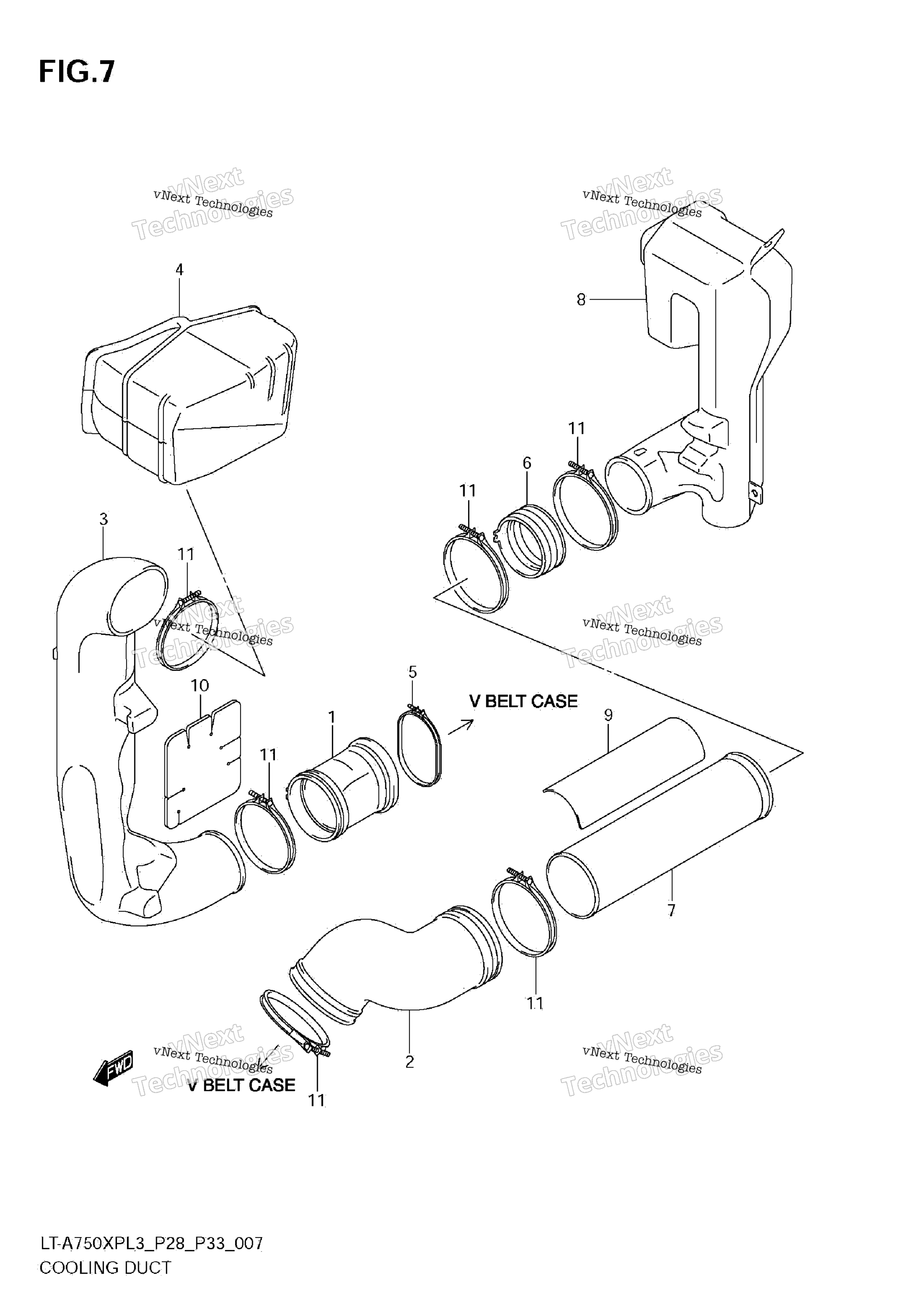 Система охлаждения Duct