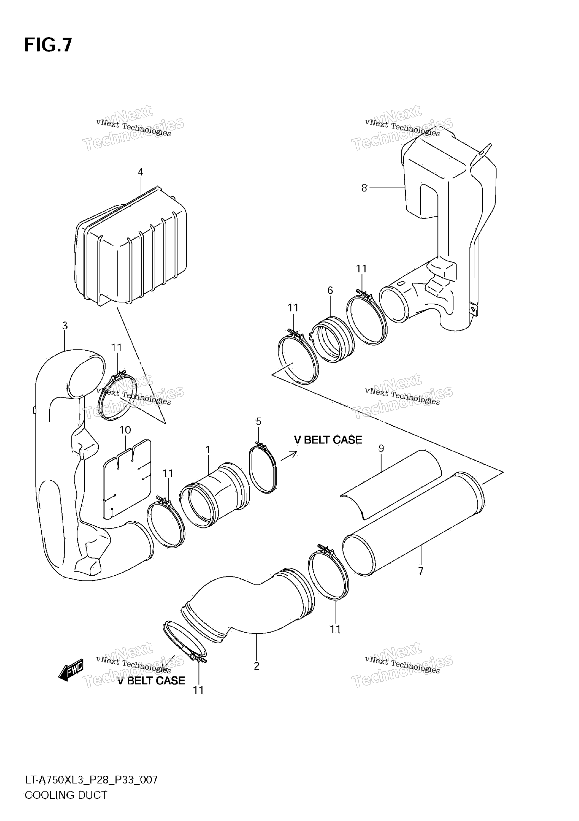 Система охлаждения Duct