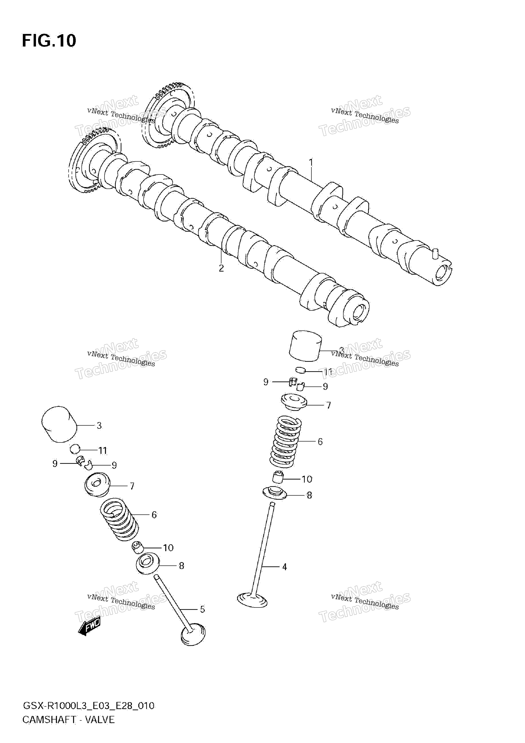 Camshaft клапан