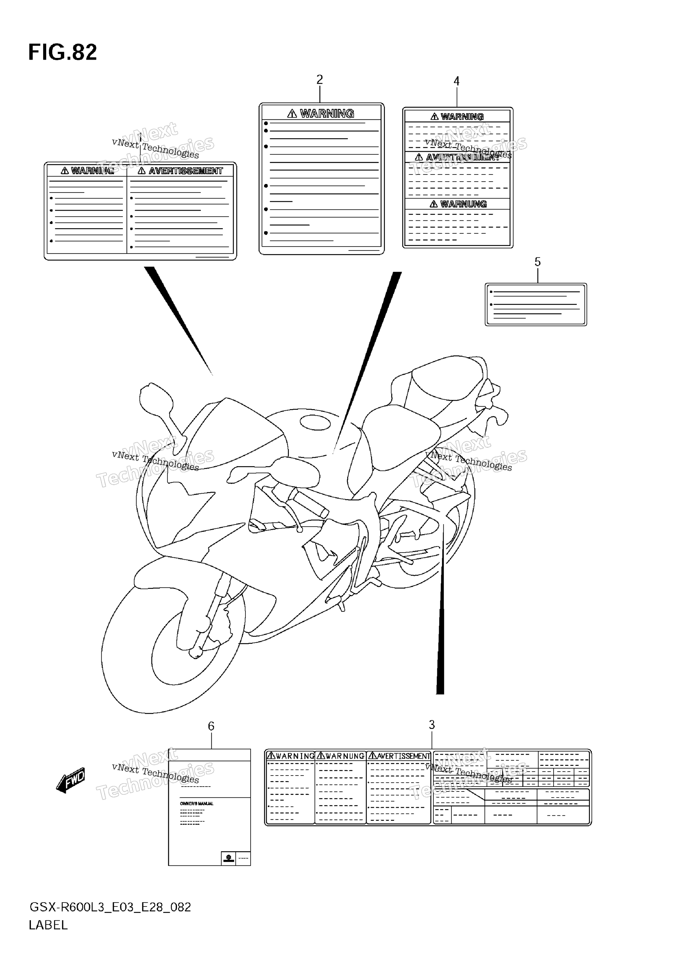 Шильдик (Gsx-R600l3 E28)