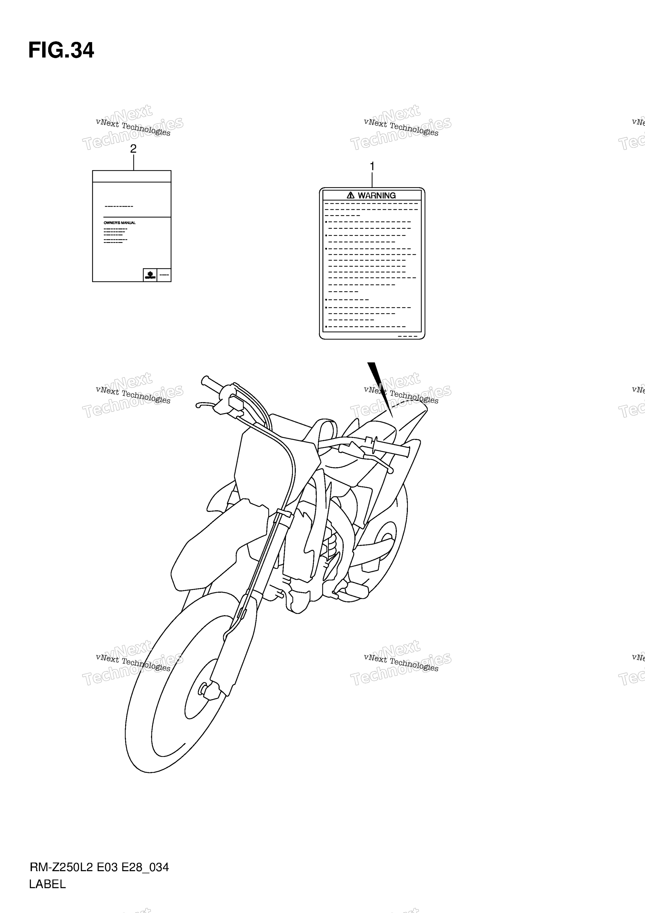 Шильдик (Rm-Z250l2 E28)