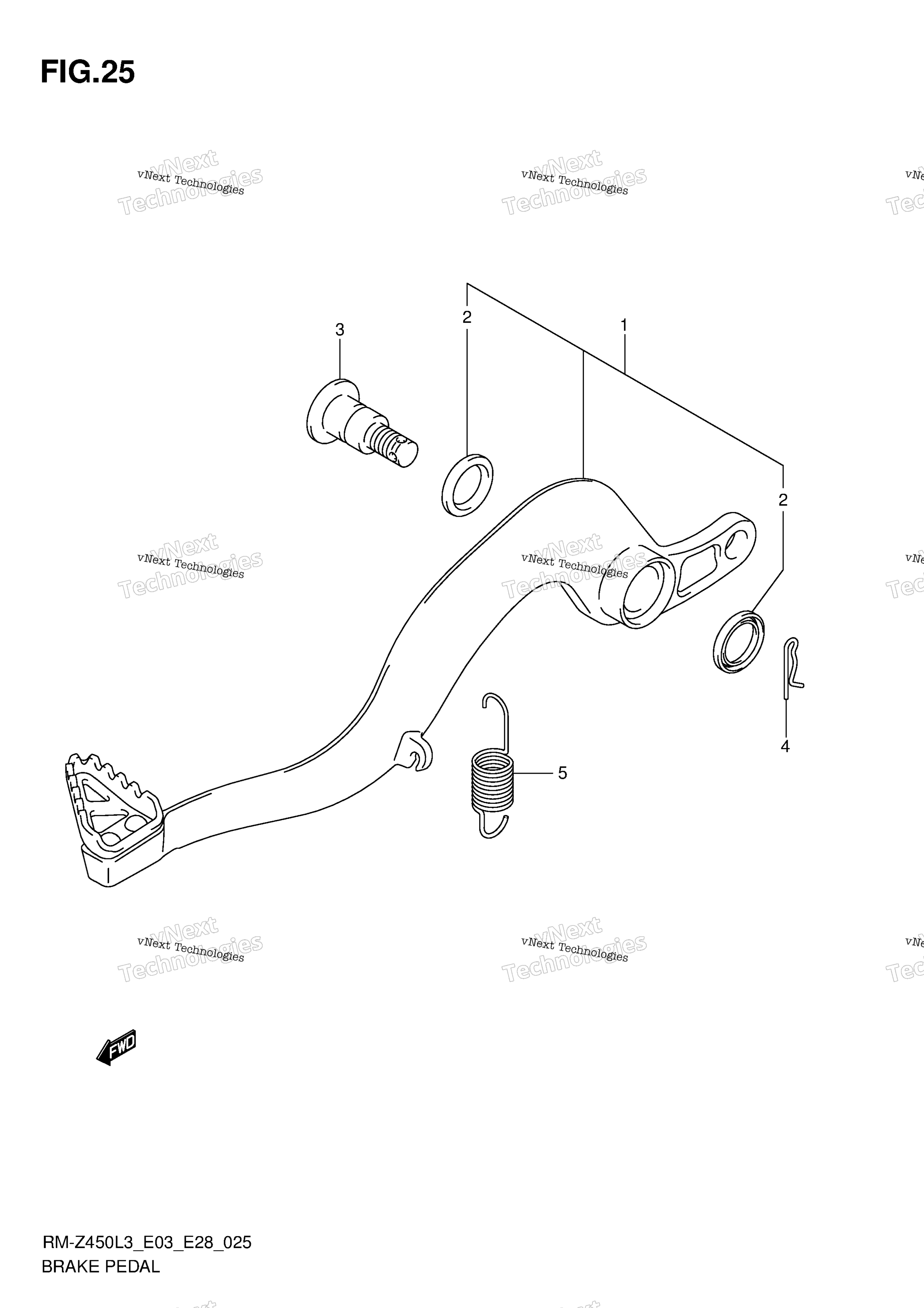 Тормоз Pedal