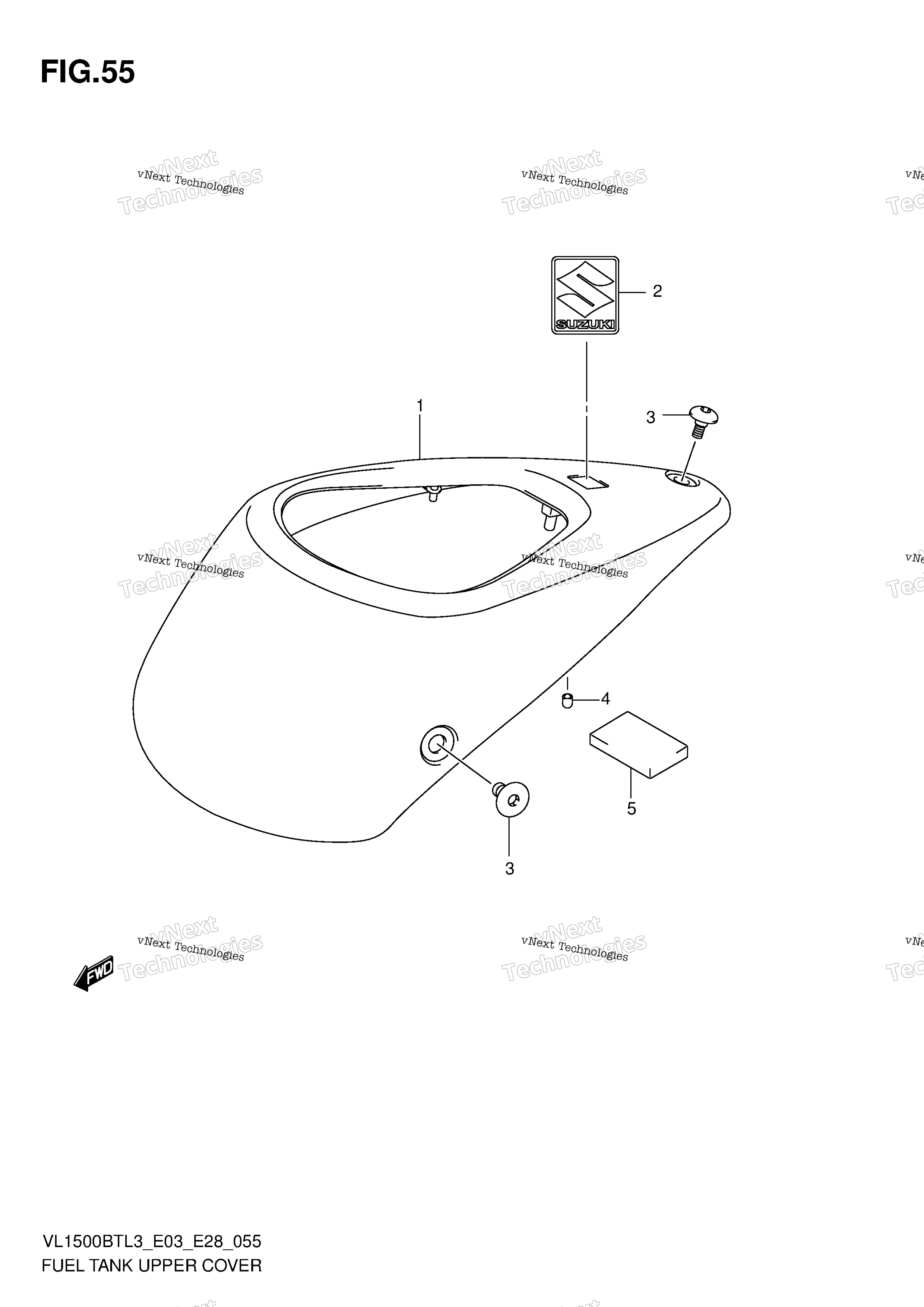 Топливная система Tank Upper Cover