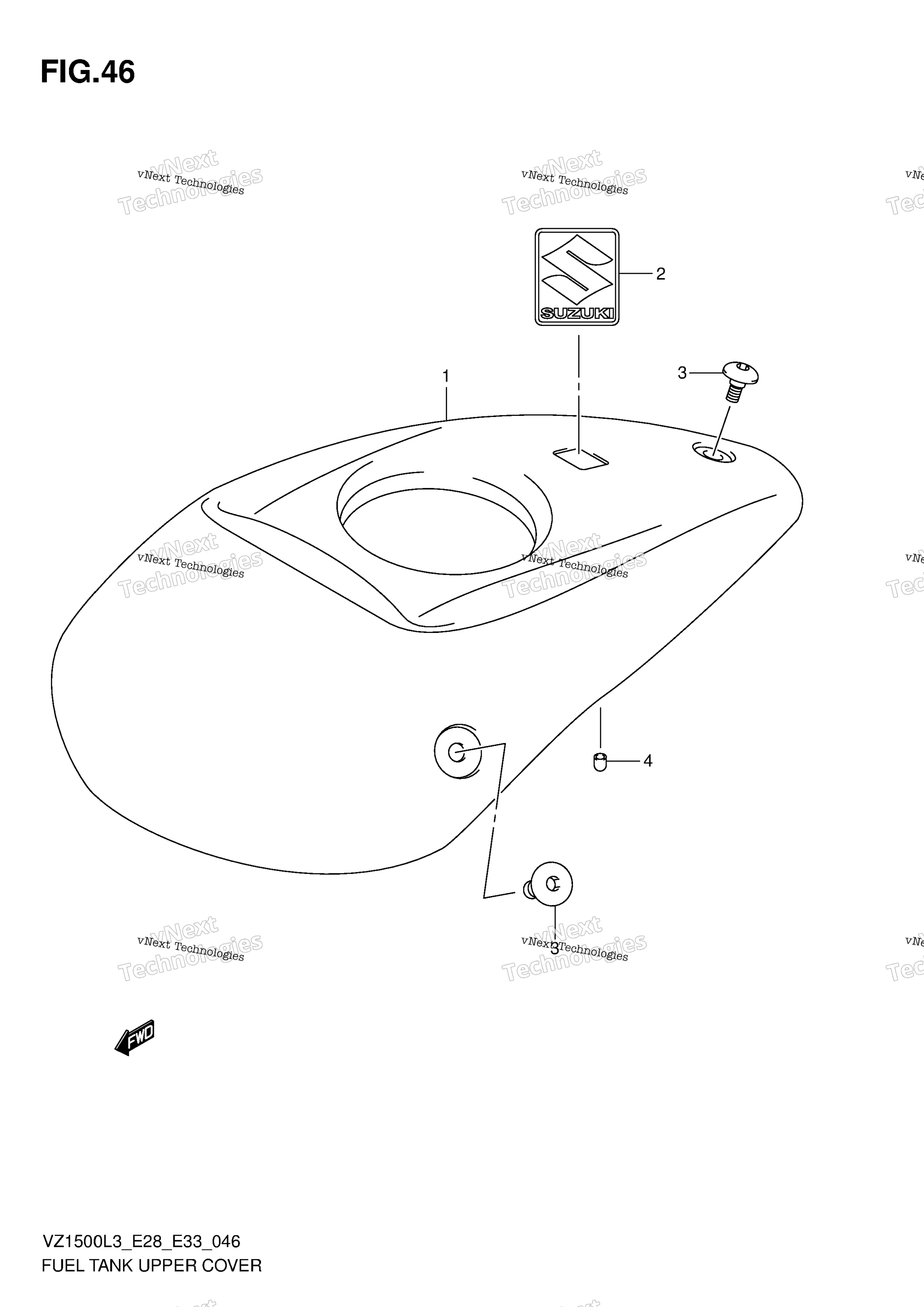 Топливная система Tank Upper Cover