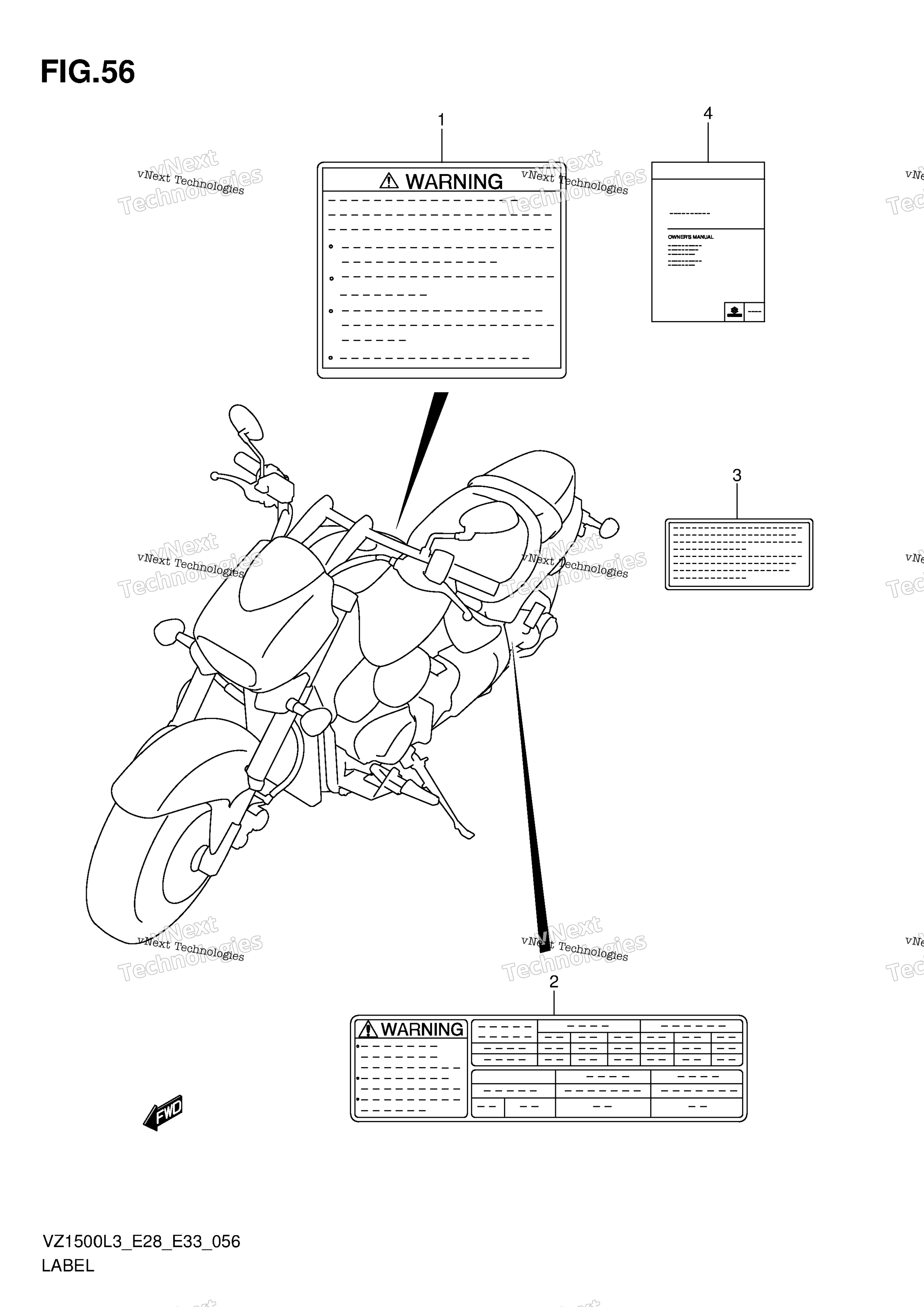 Шильдик (Vz1500l3 E33)
