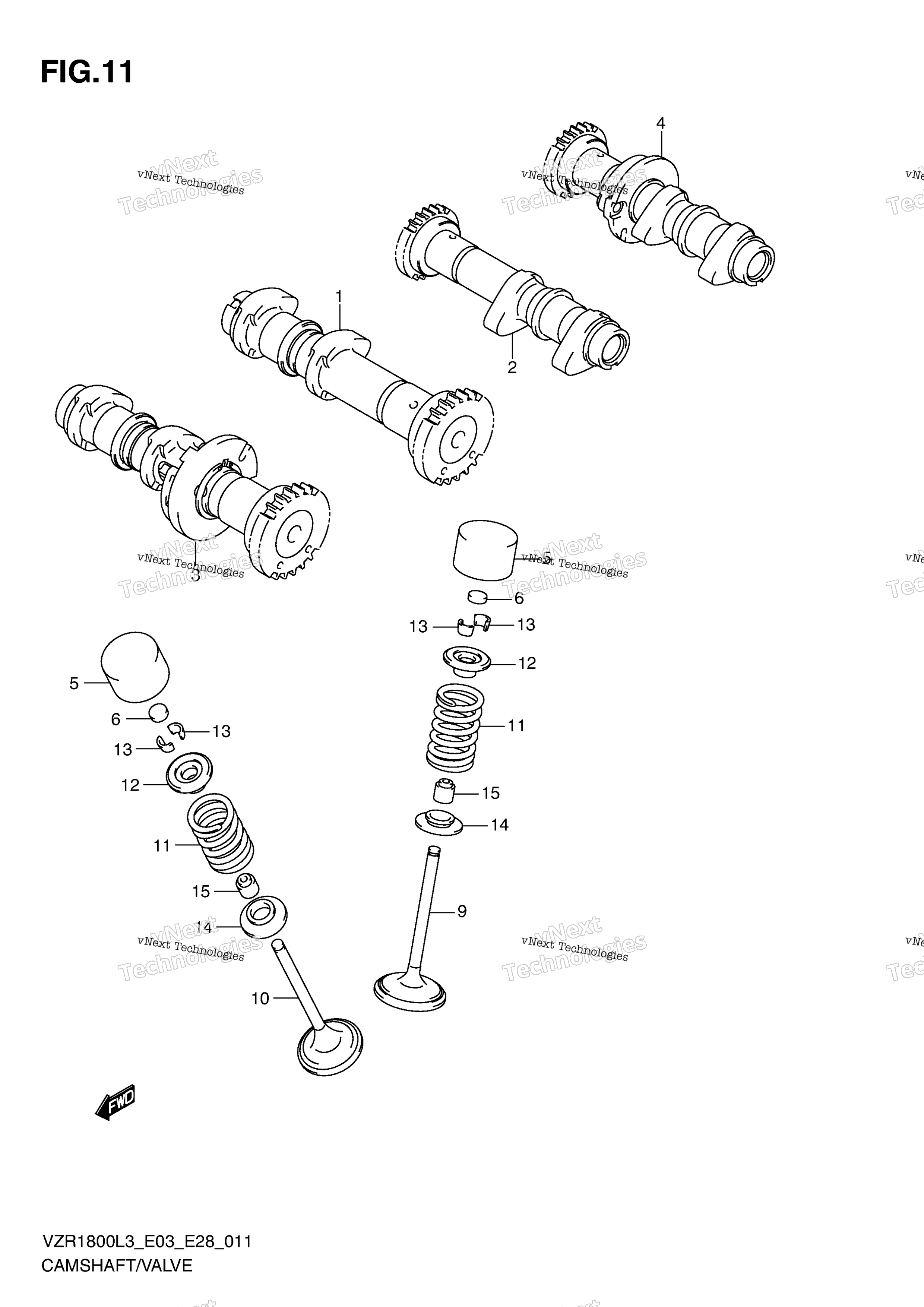 Camshaft / клапан