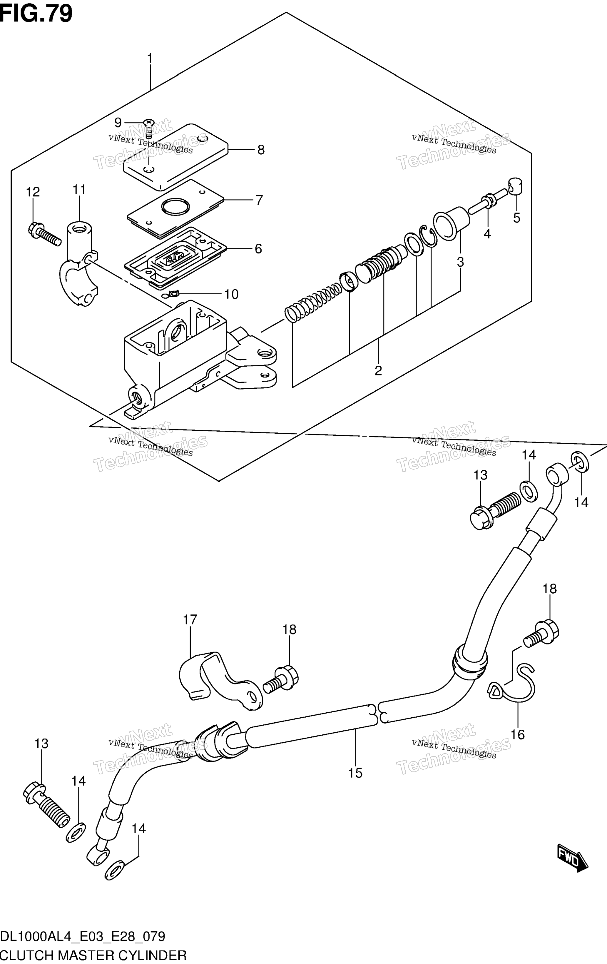 Сцепление MASTER CYLINDER