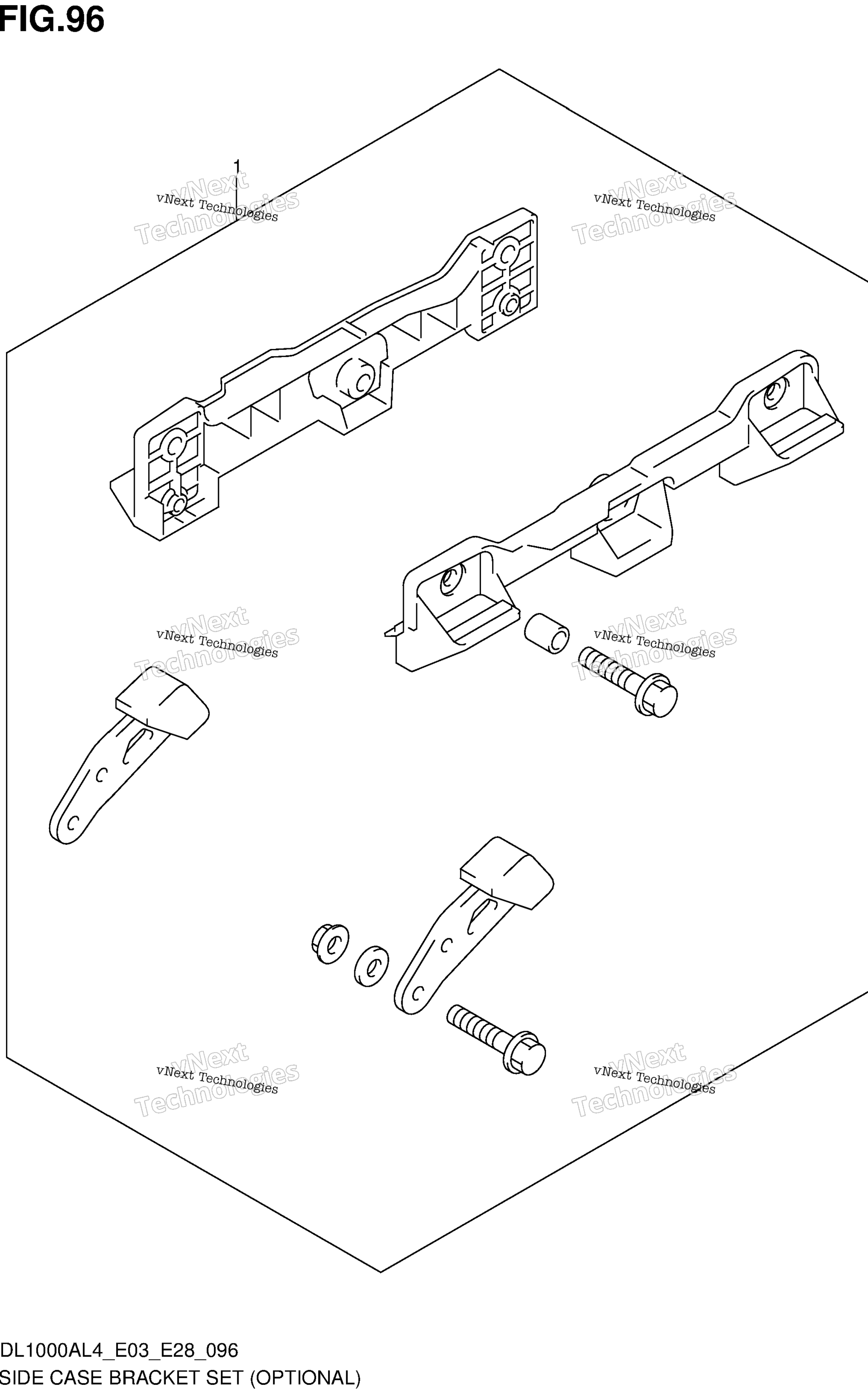 Side картер Bracket комплект (Optional)