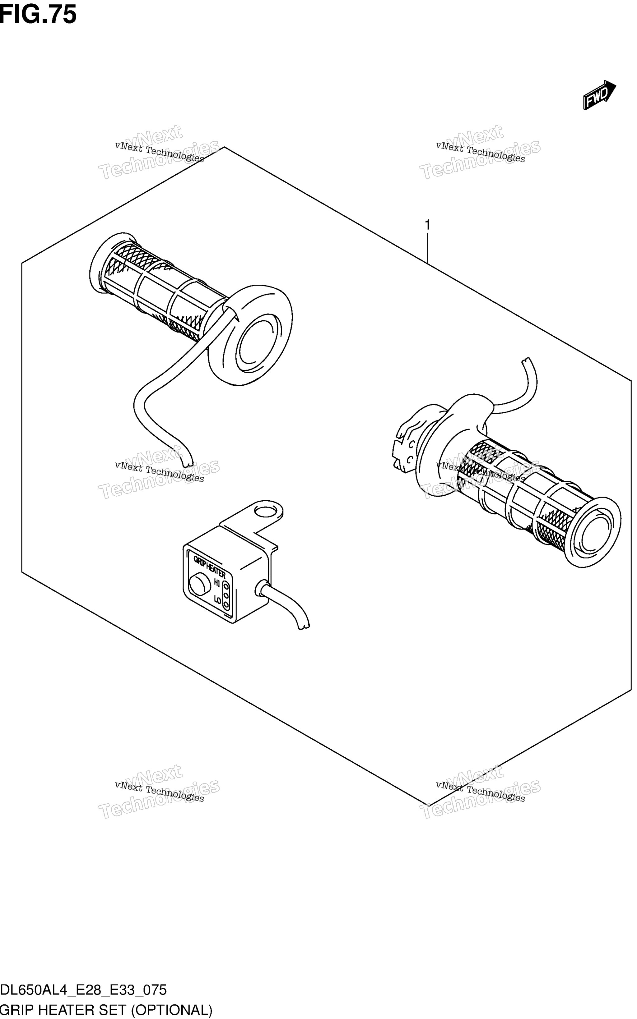 Grip Heater комплект (Optional)