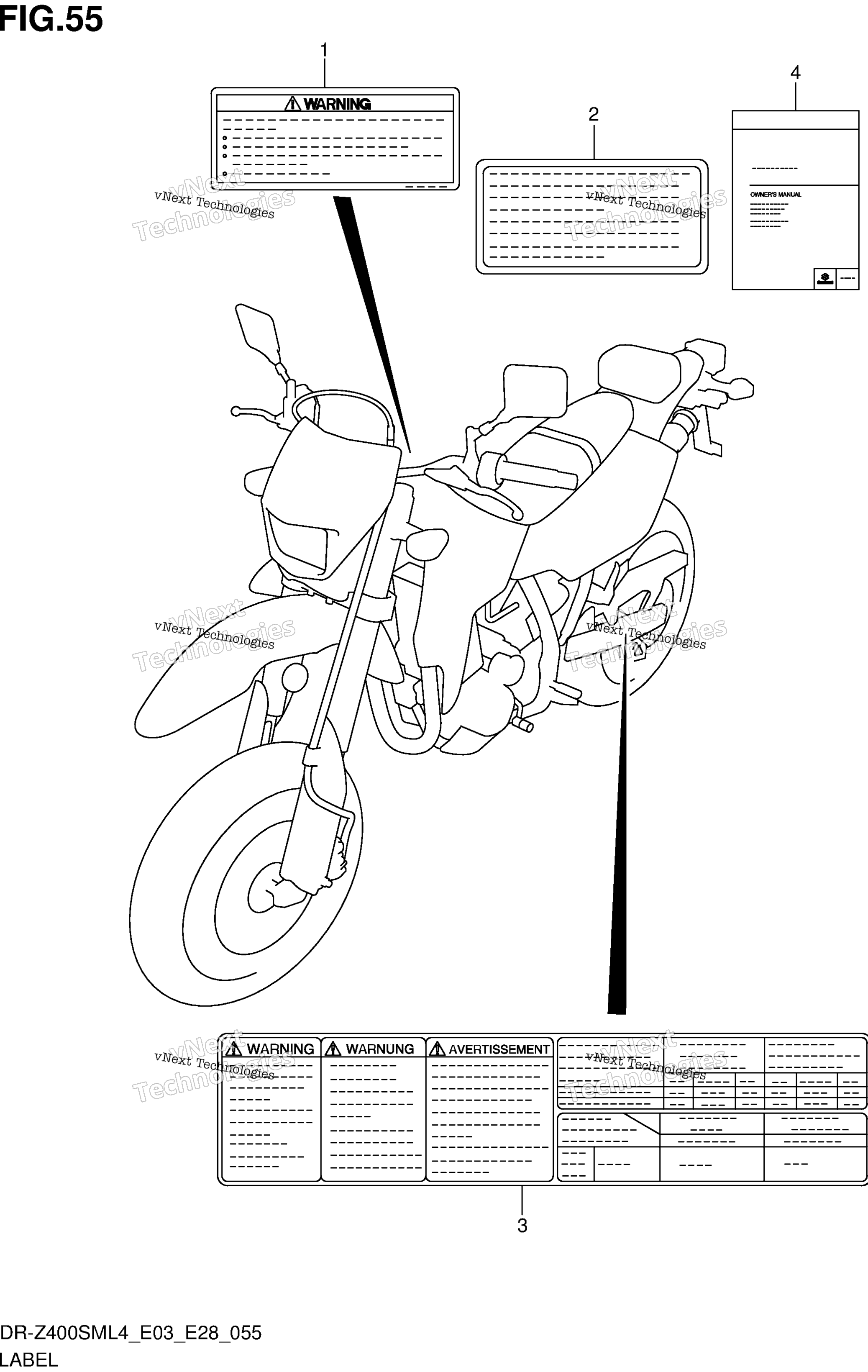 Шильдик (Dr-Z400sml4 E03)