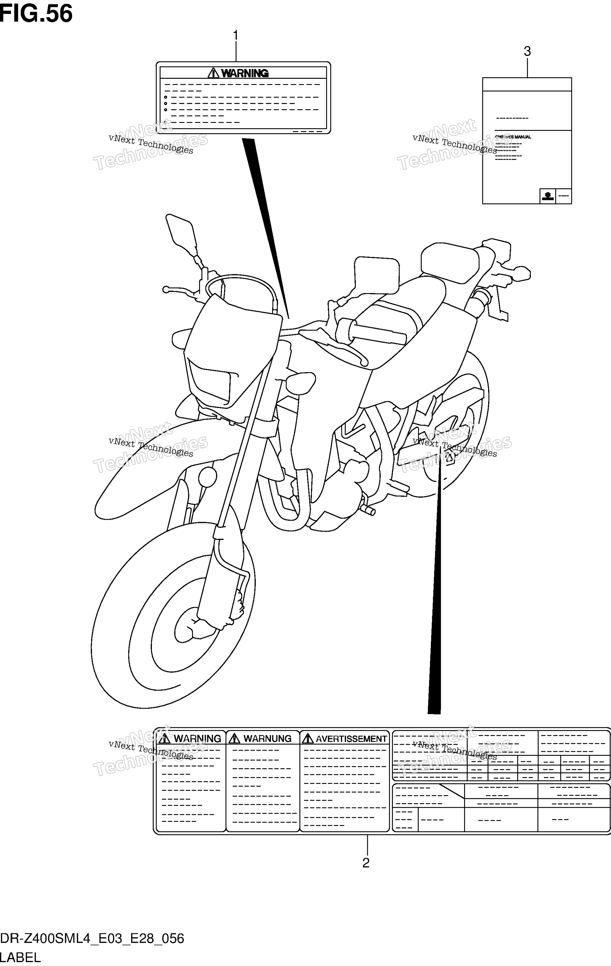 Шильдик (Dr-Z400sml4 E28)