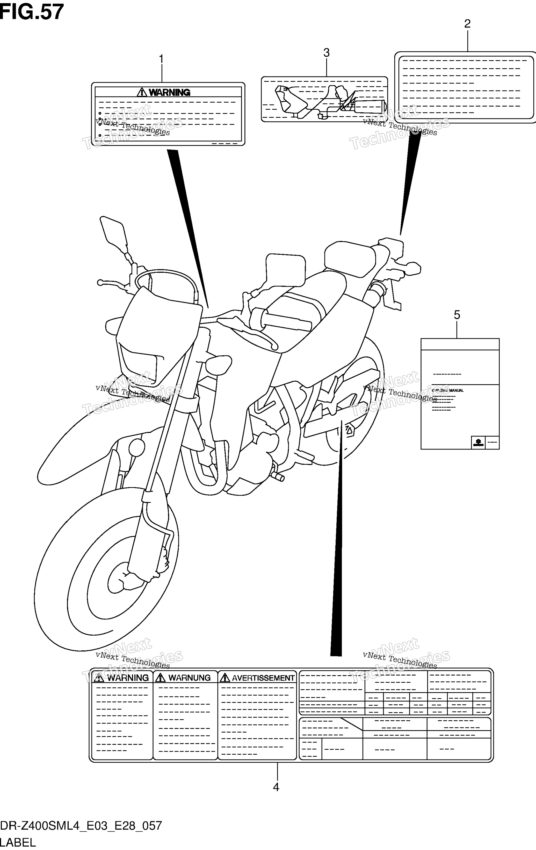 Шильдик (Dr-Z400sml4 E33)