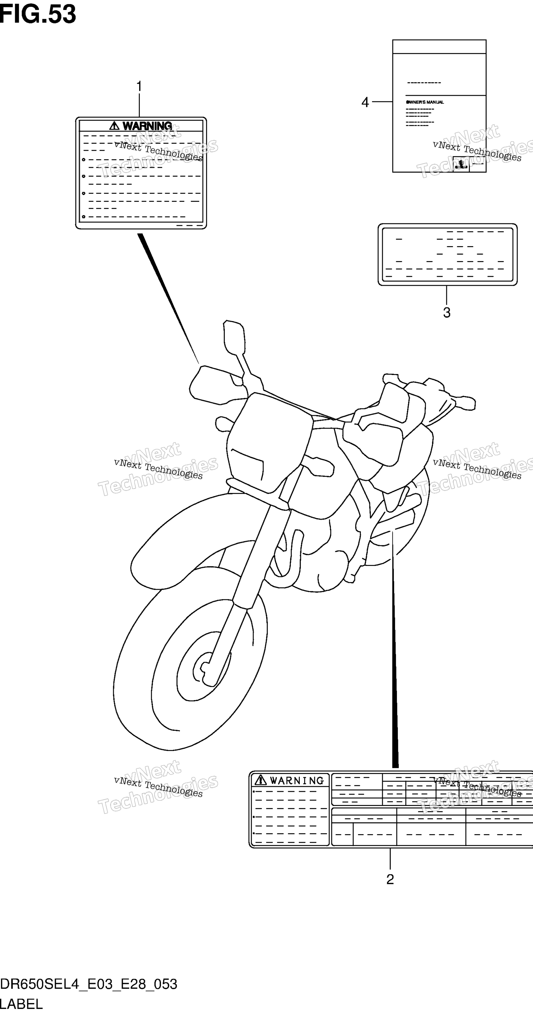 Шильдик (Dr650sel4 E03)