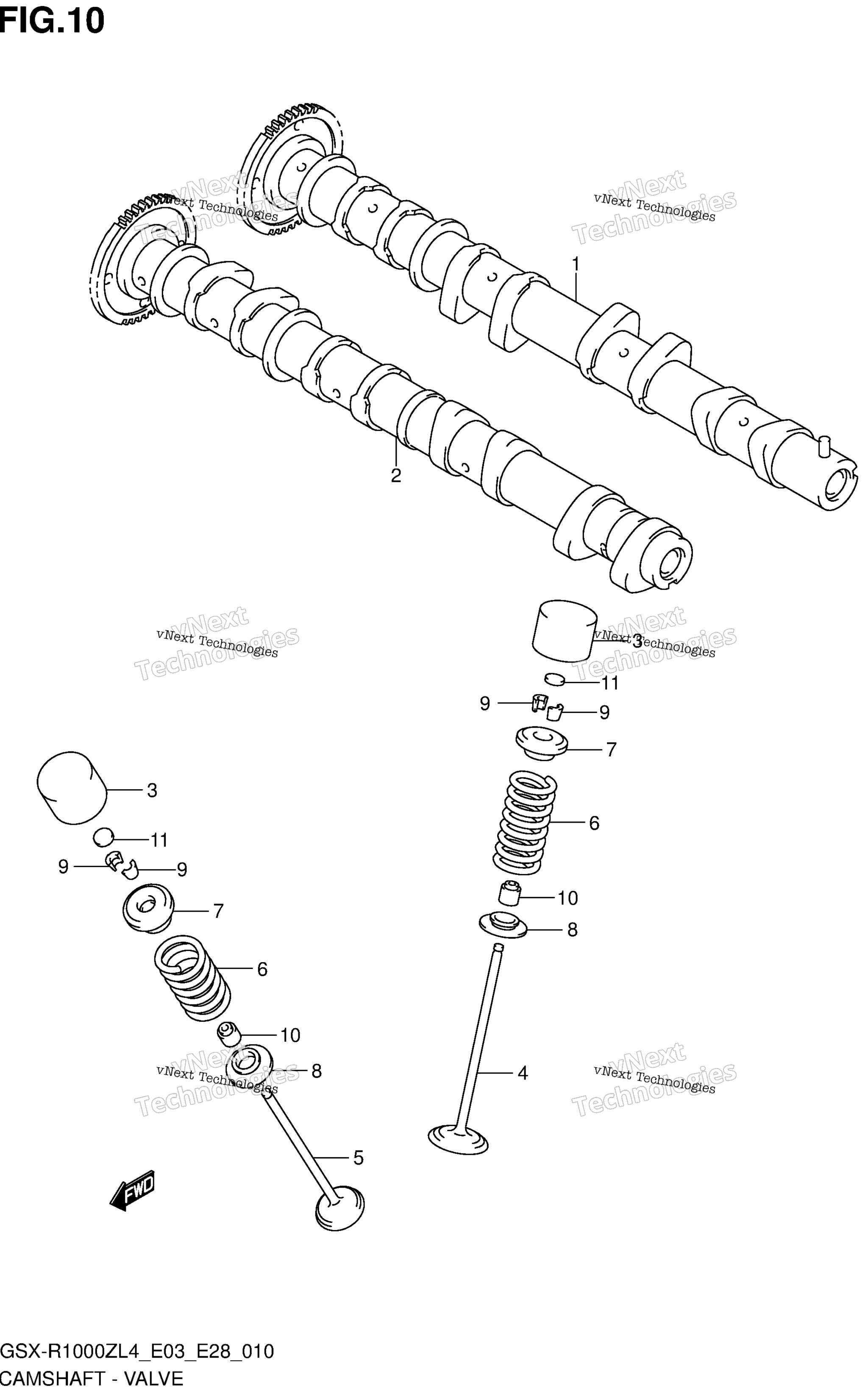 Camshaft клапан