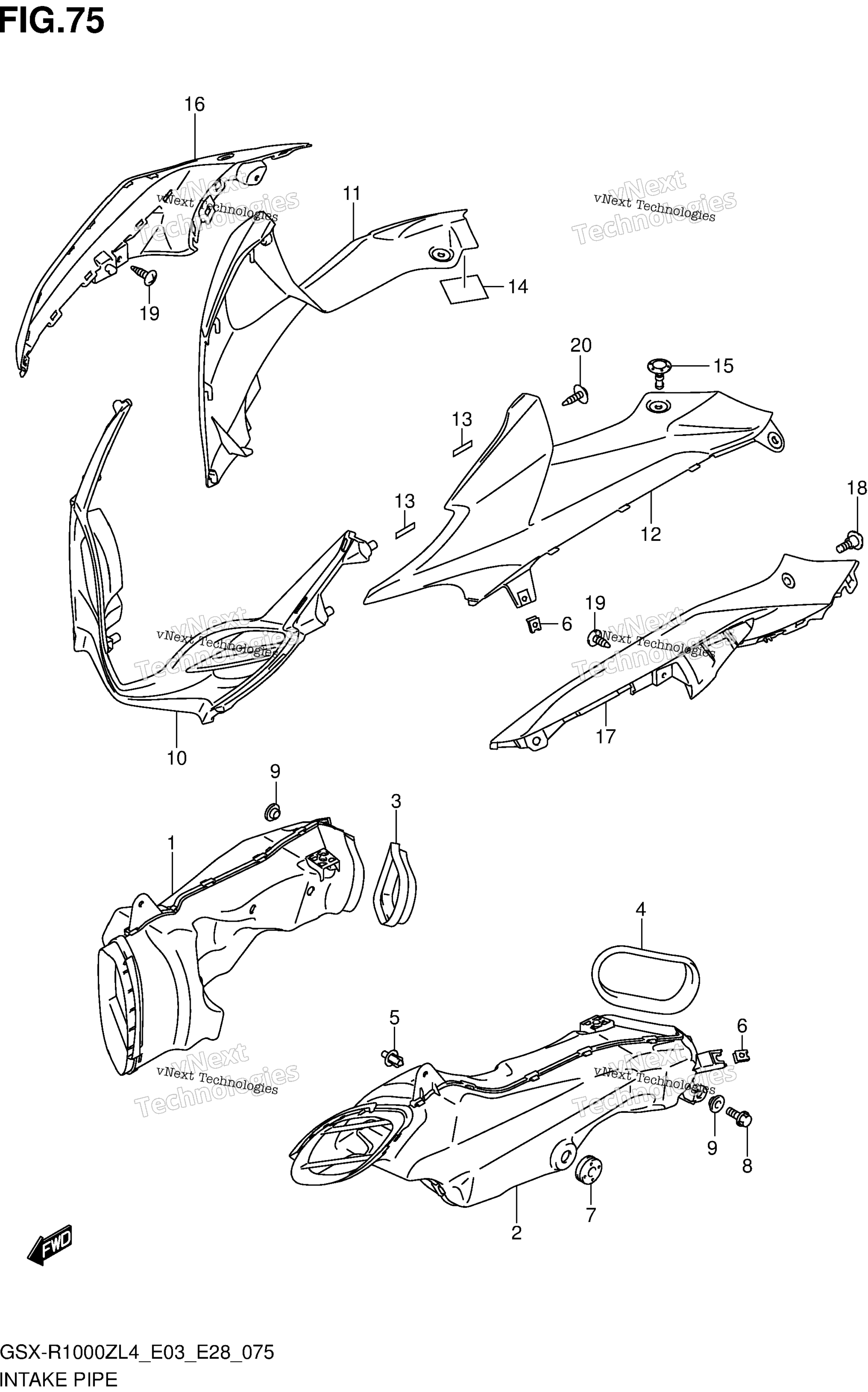 Впускная система Pipe