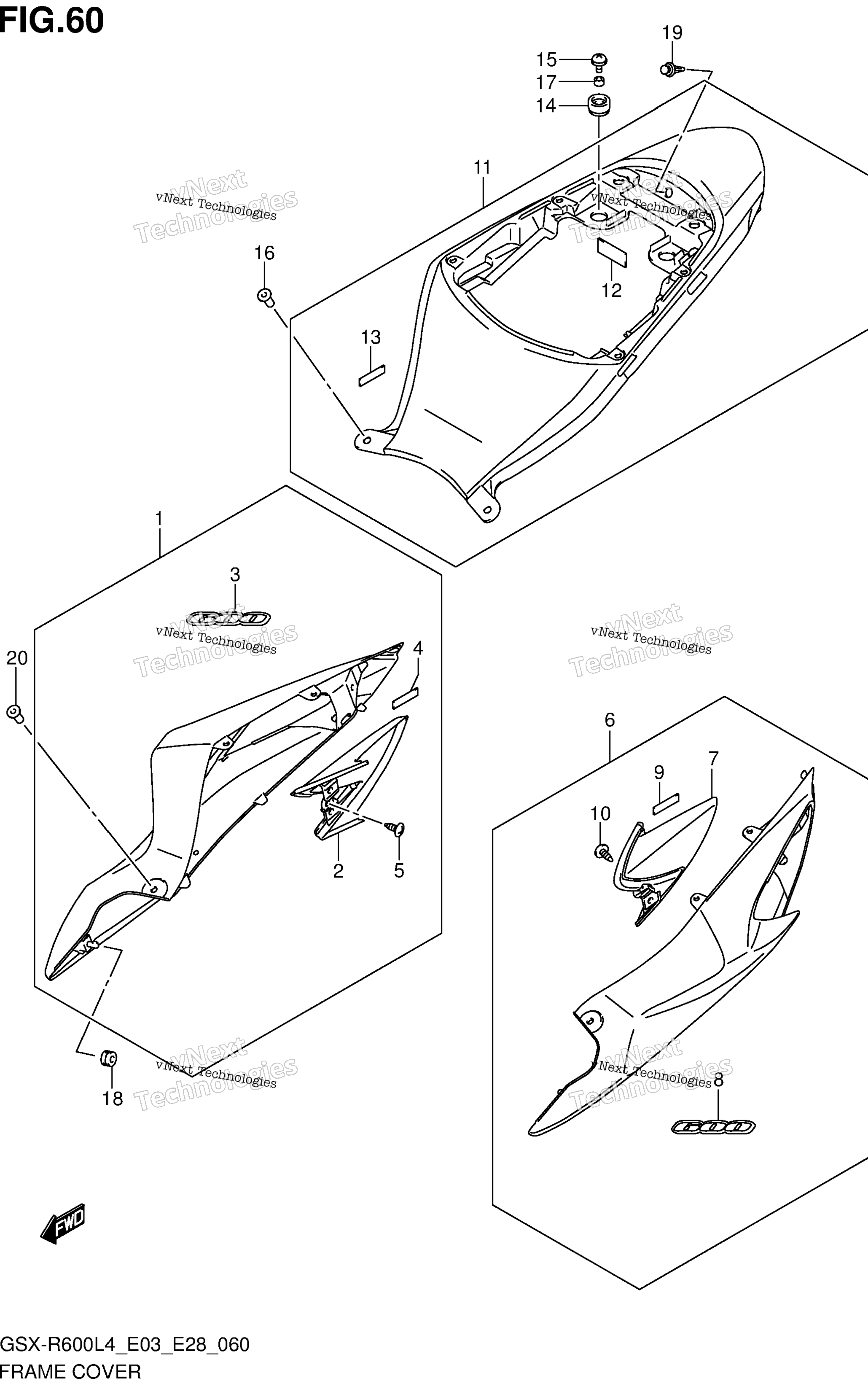 Крышка рамы (Ar5)