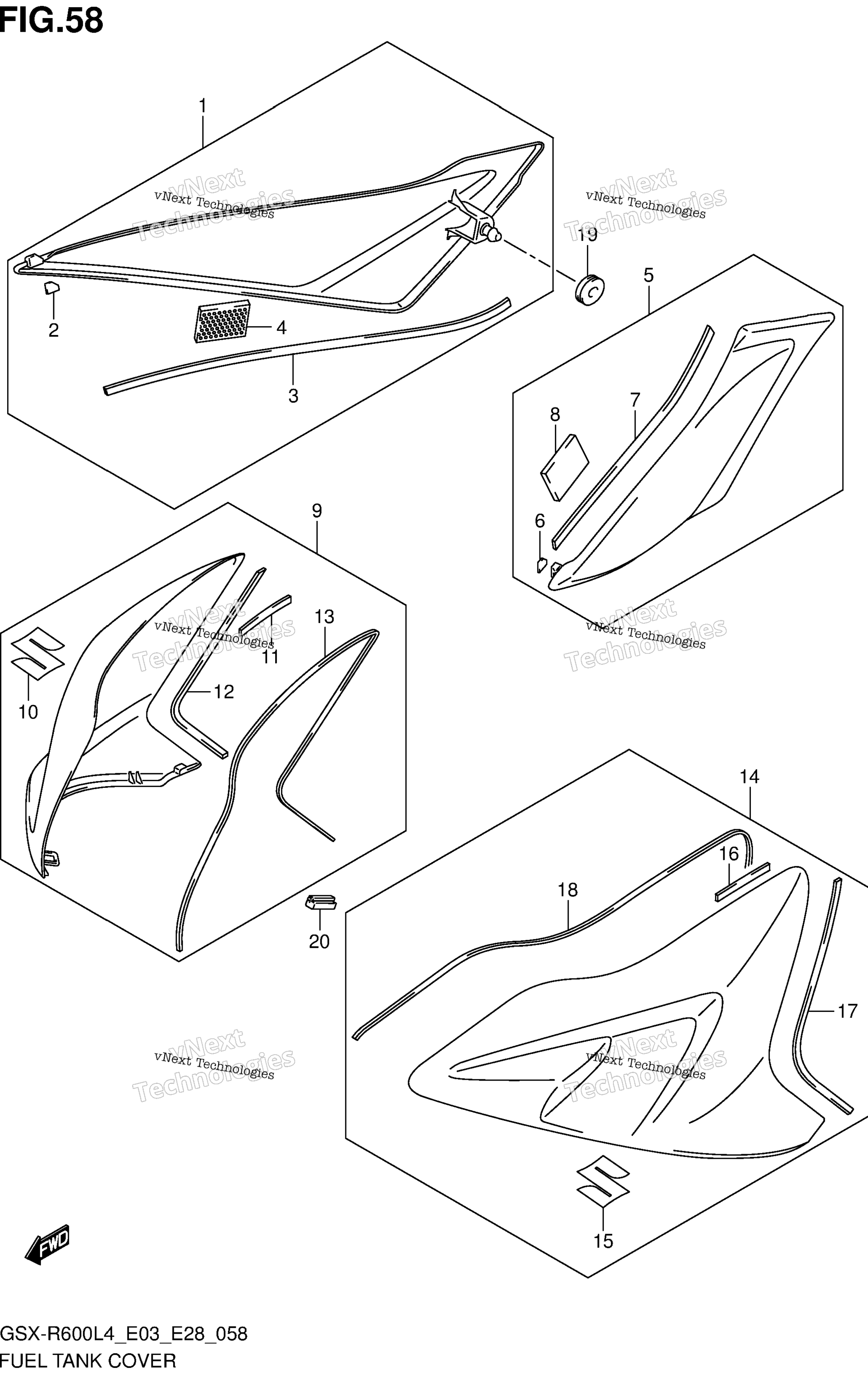 Топливная система Tank Cover