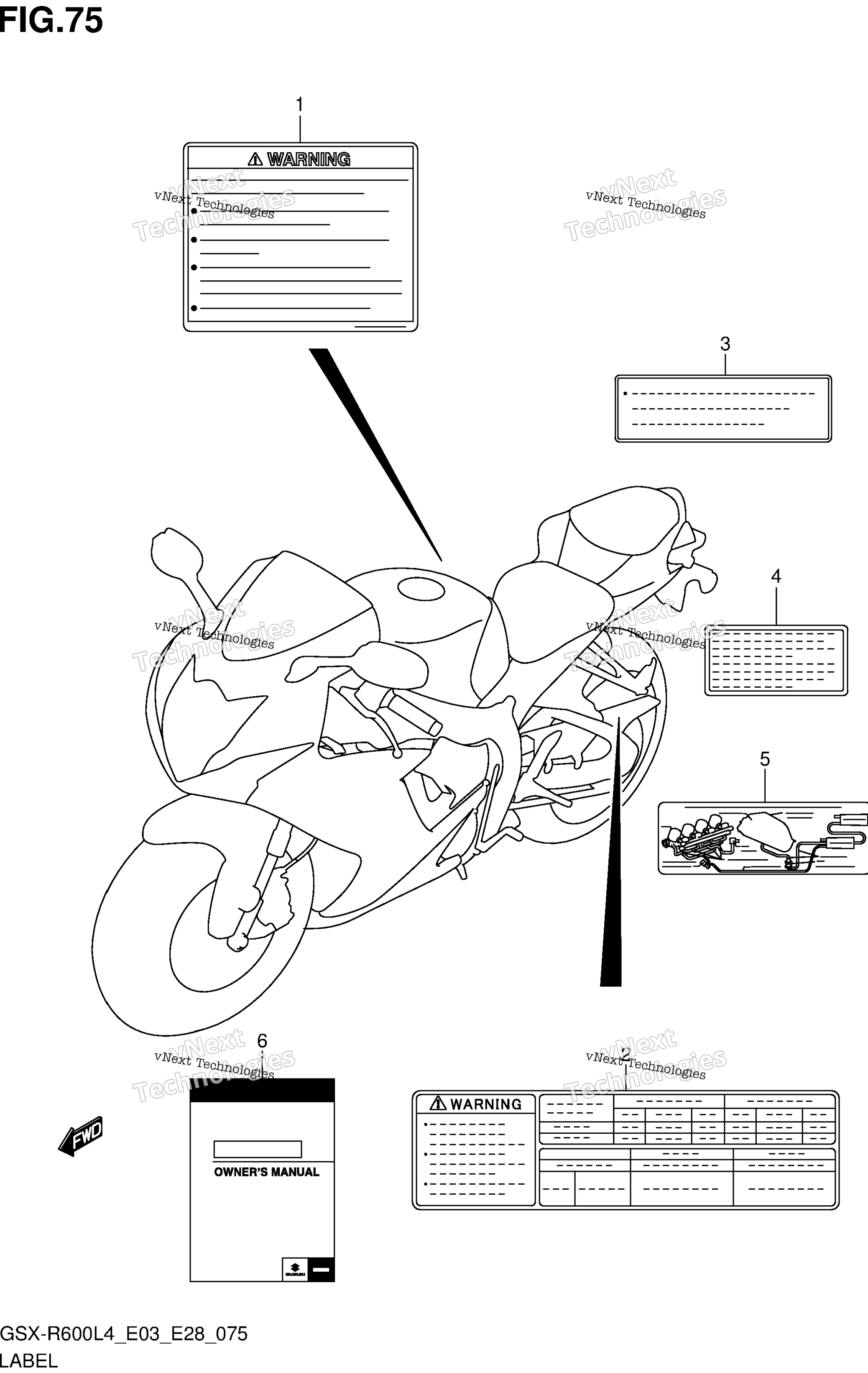 Шильдик (Gsx-R600l4 E33)
