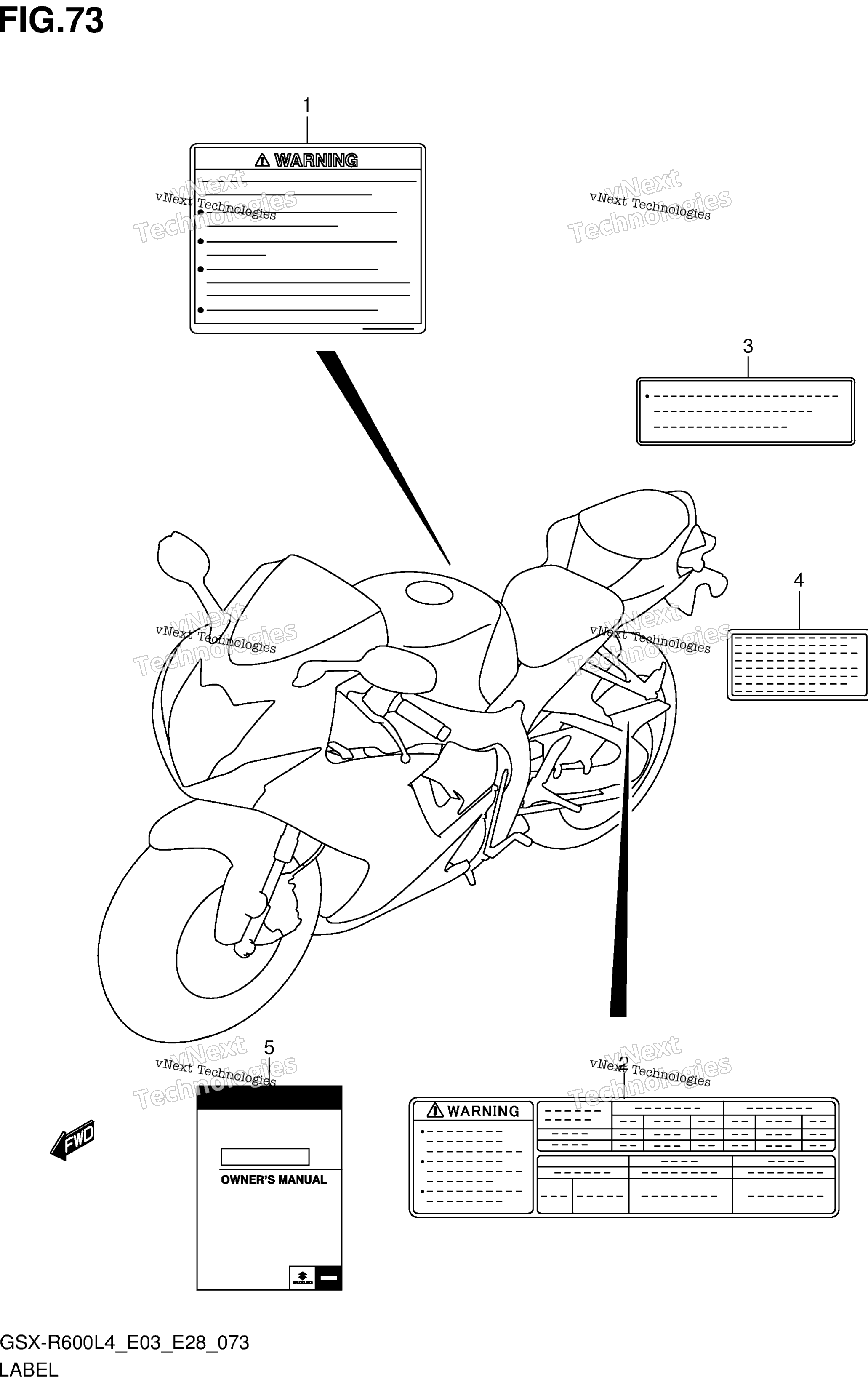 Шильдик (Gsx-R600l4 E03)