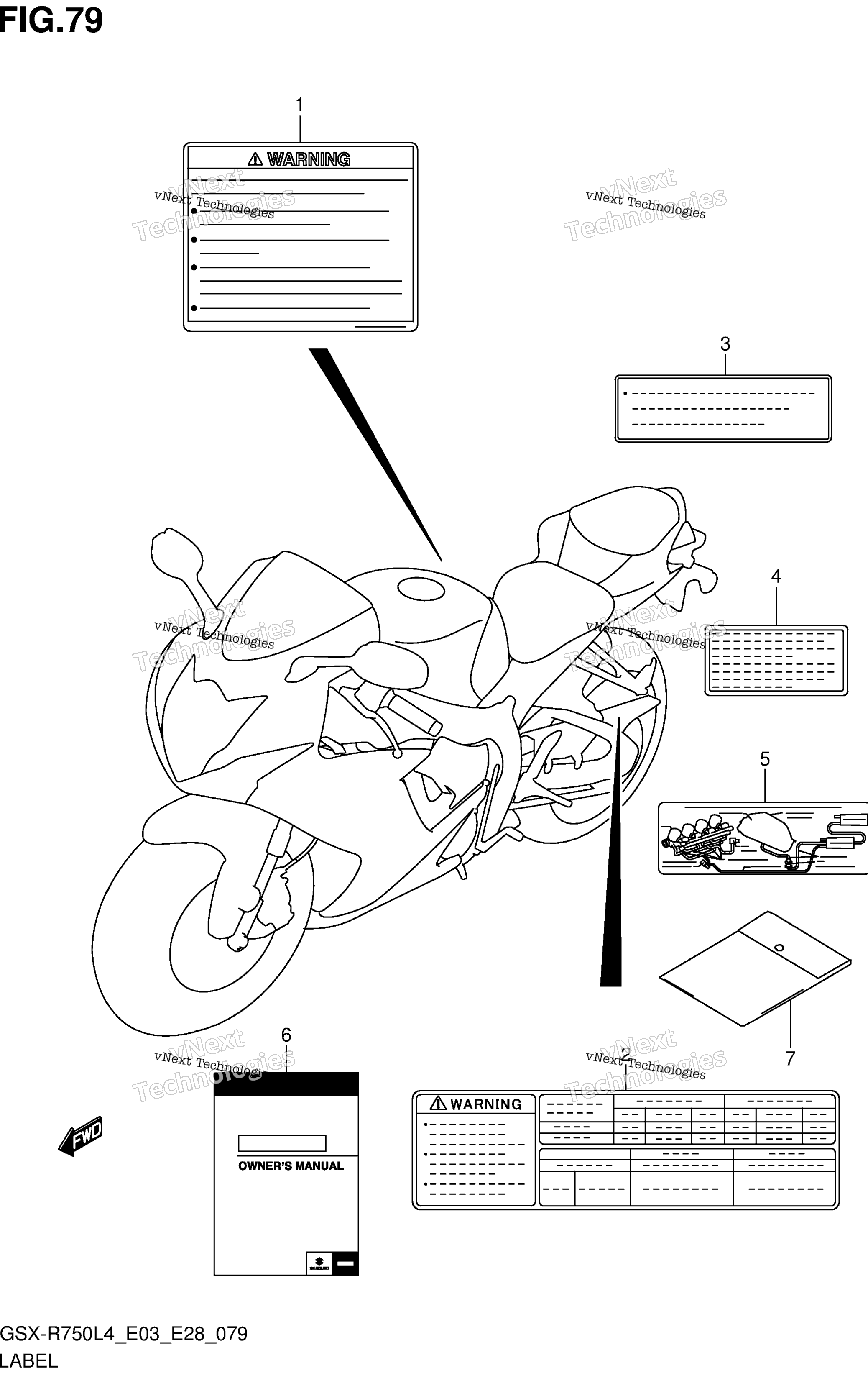 Шильдик (Gsx-R750l4 E33)