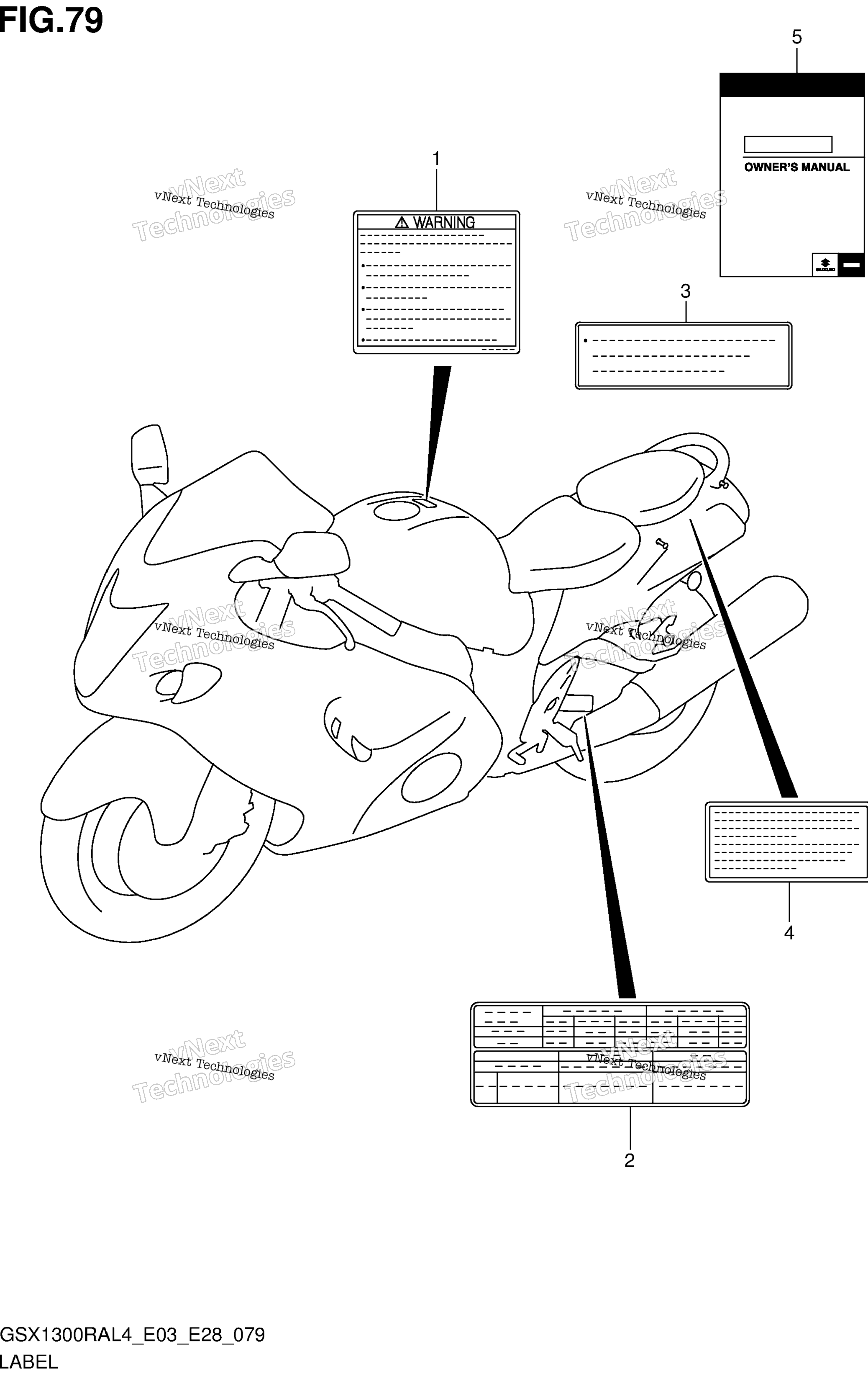Шильдик (Gsx1300ral4 E03)
