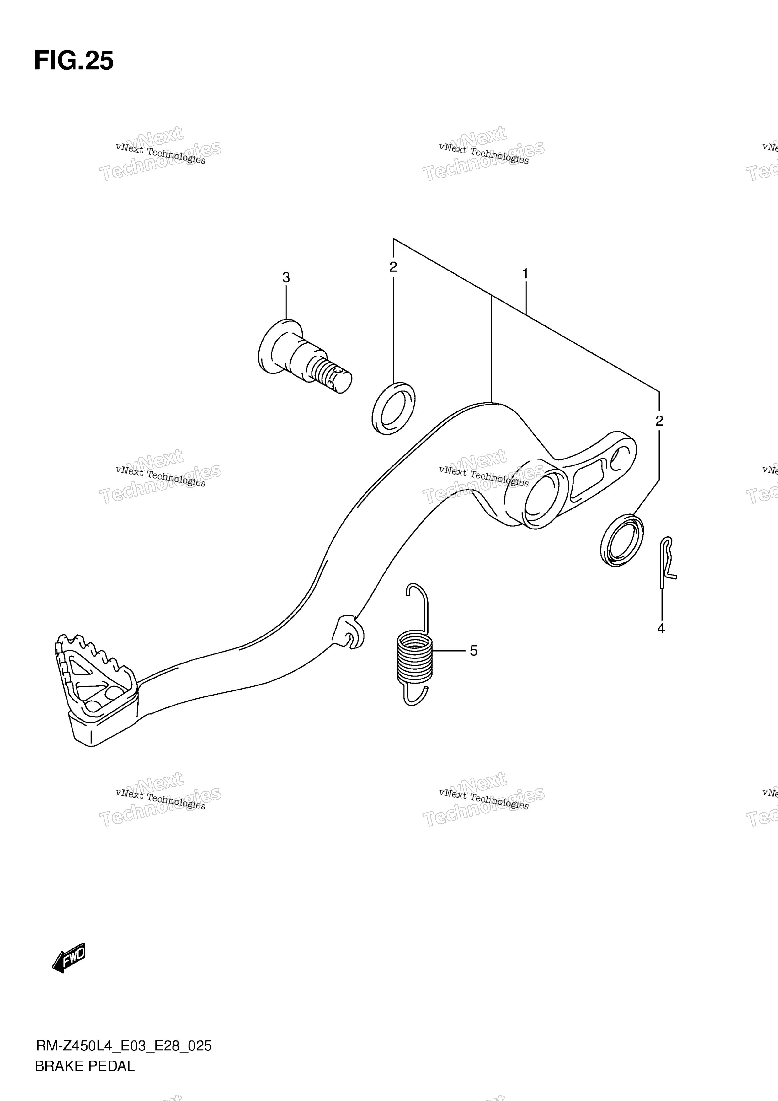 Тормоз Pedal
