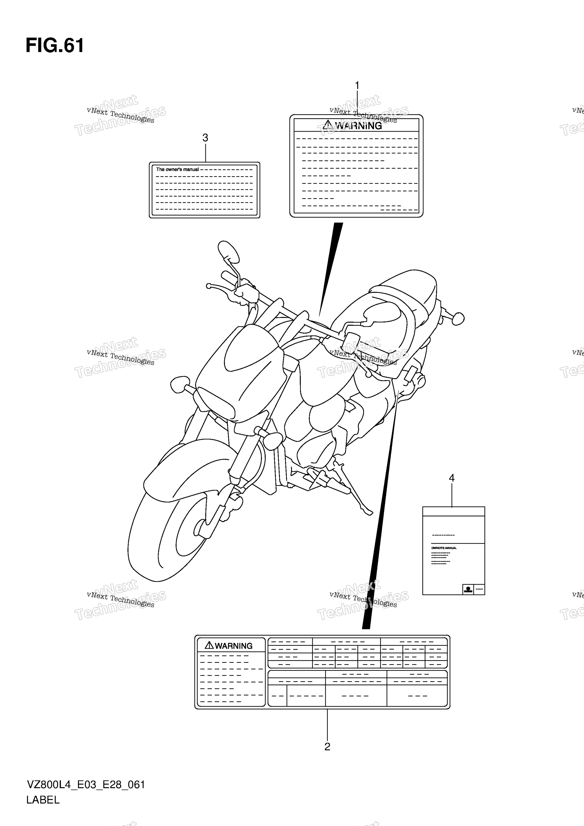 Шильдик (Vz800l4 E03)
